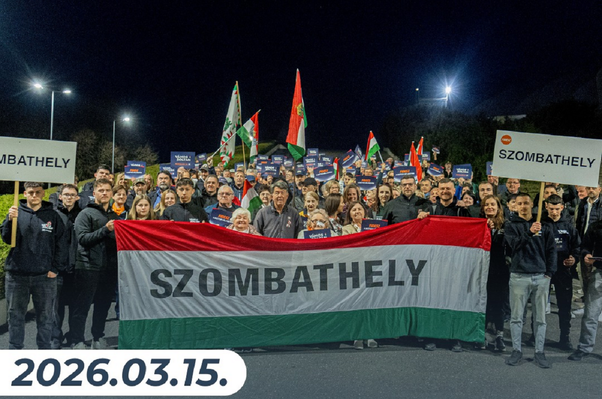 Úton a Békemenetre a szombathelyi fideszesek - 2026. 03. 15.