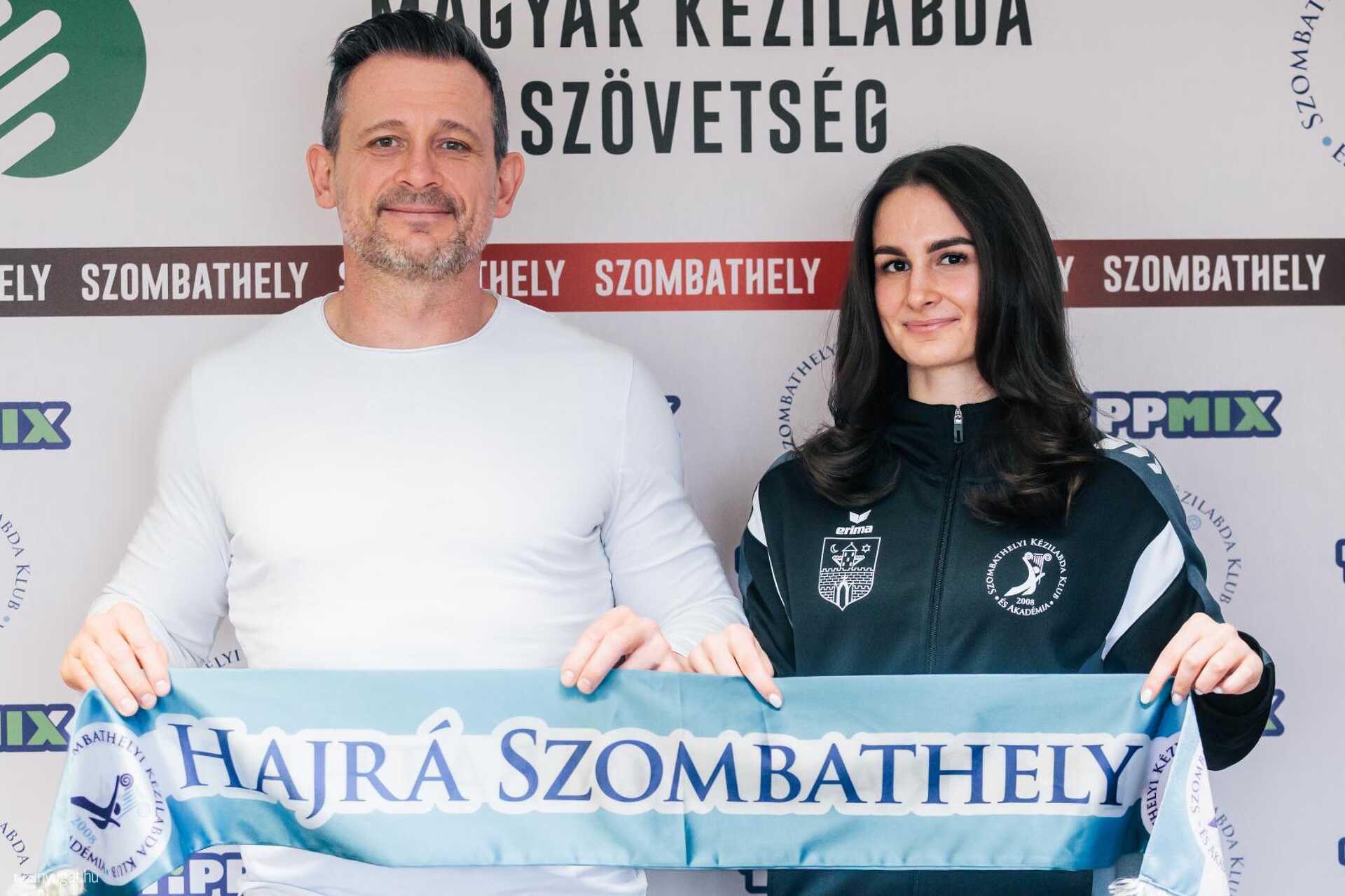Pődör Zoltán elnök, vezetőedző a lányával, Pődör Blankával