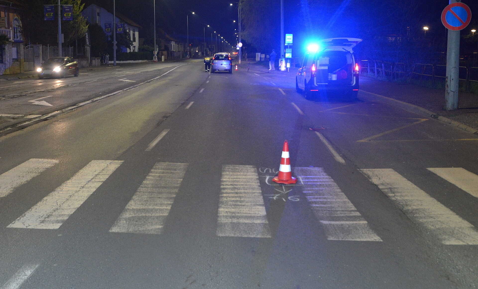 A kijelölt gyalogátkelőn történt az eset