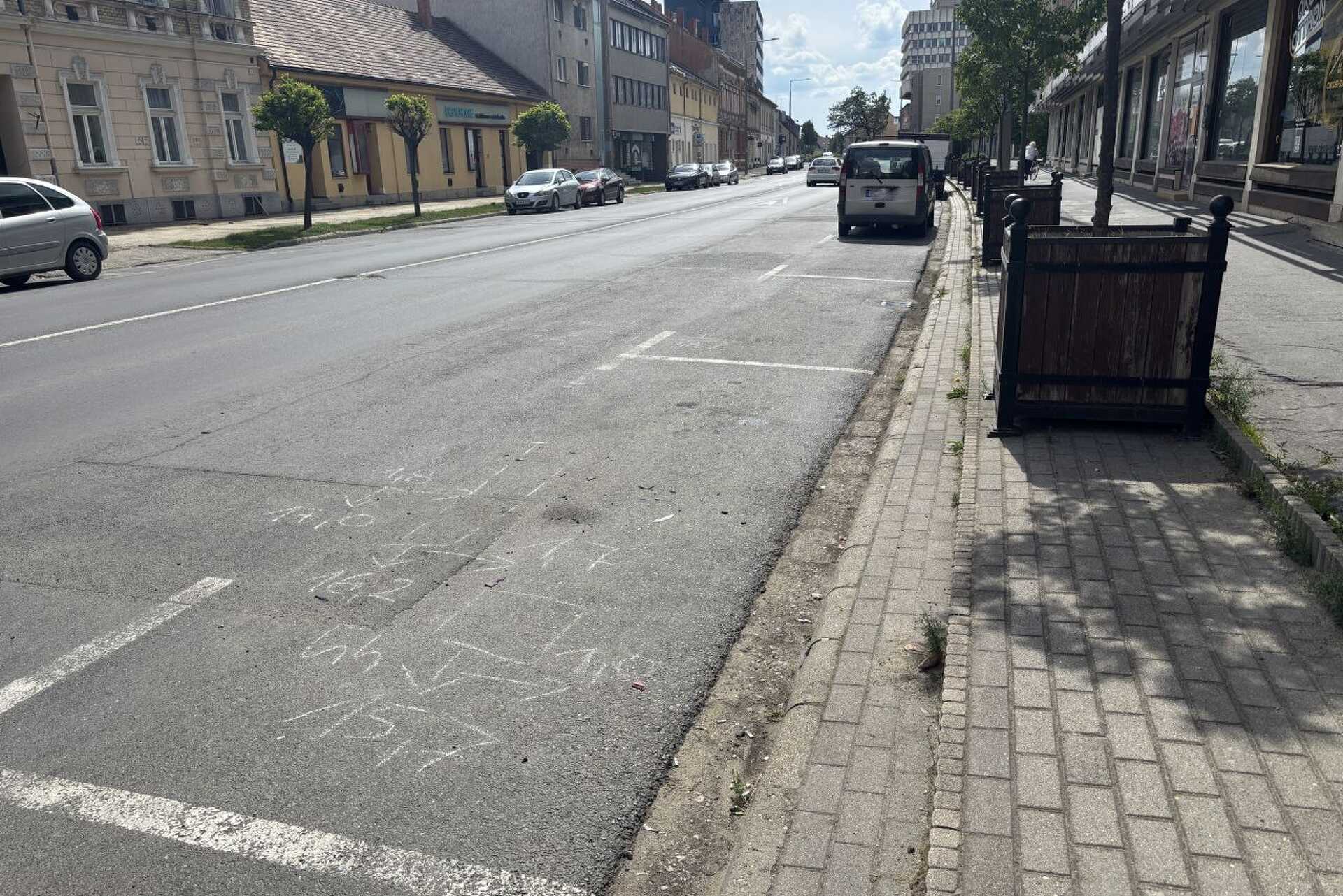 A helyszínelés nyomai