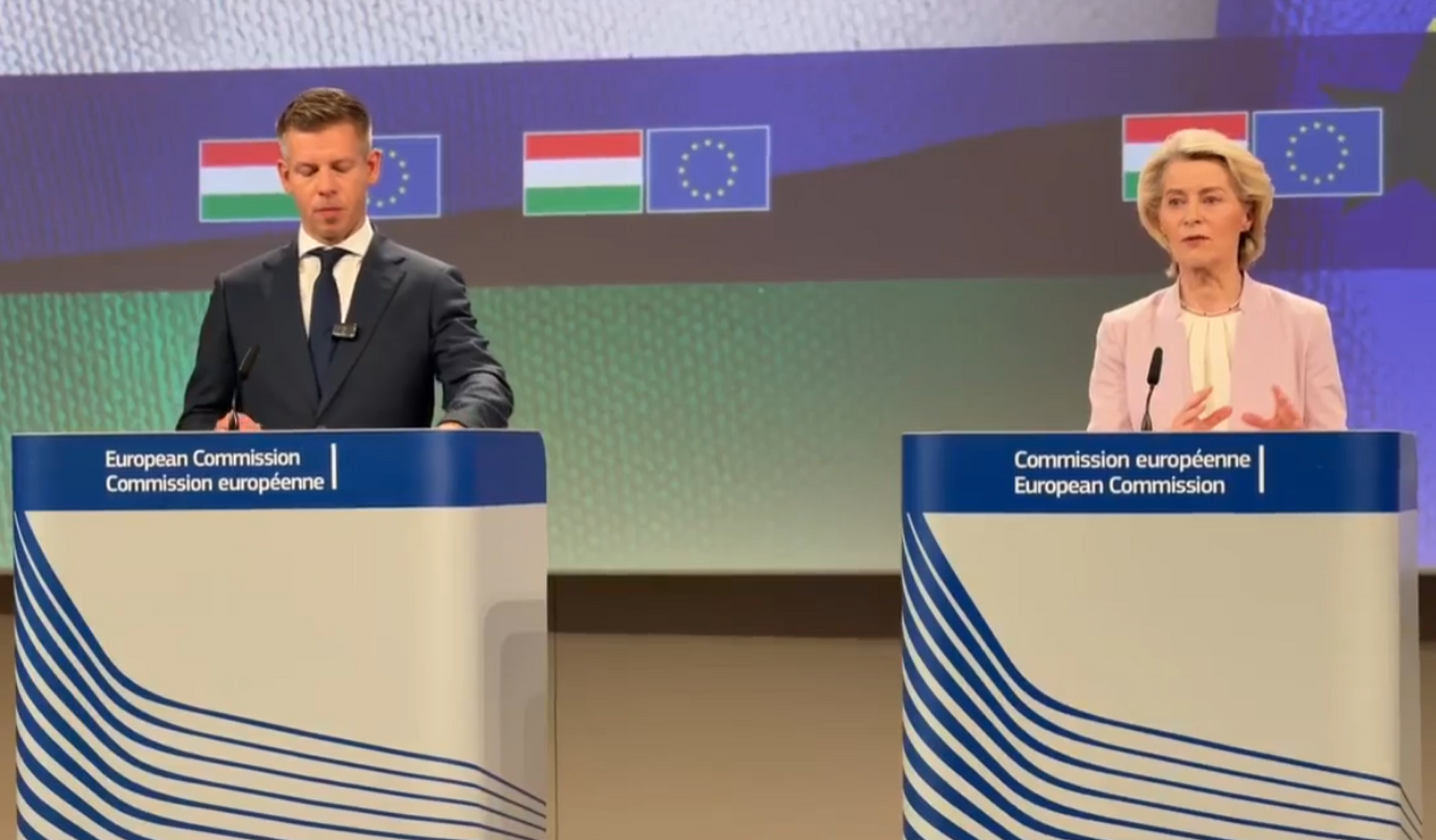 Magyar Péter & Ursula von der Leyen