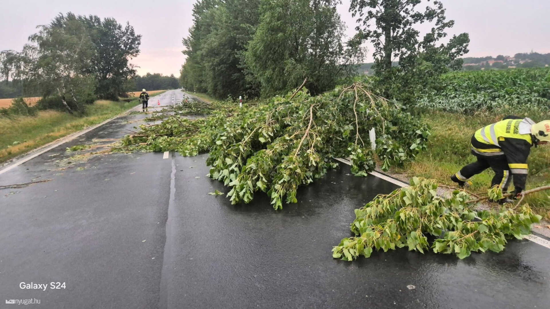 Több mint harminc viharkár volt tegnap Vas megyében