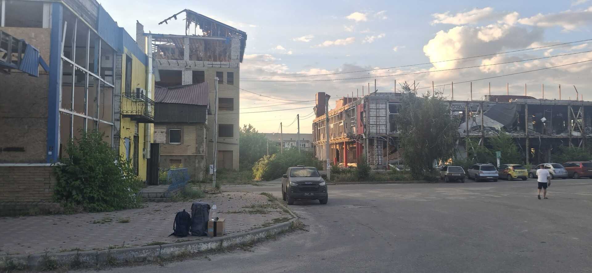 Ukrajna a front közelében