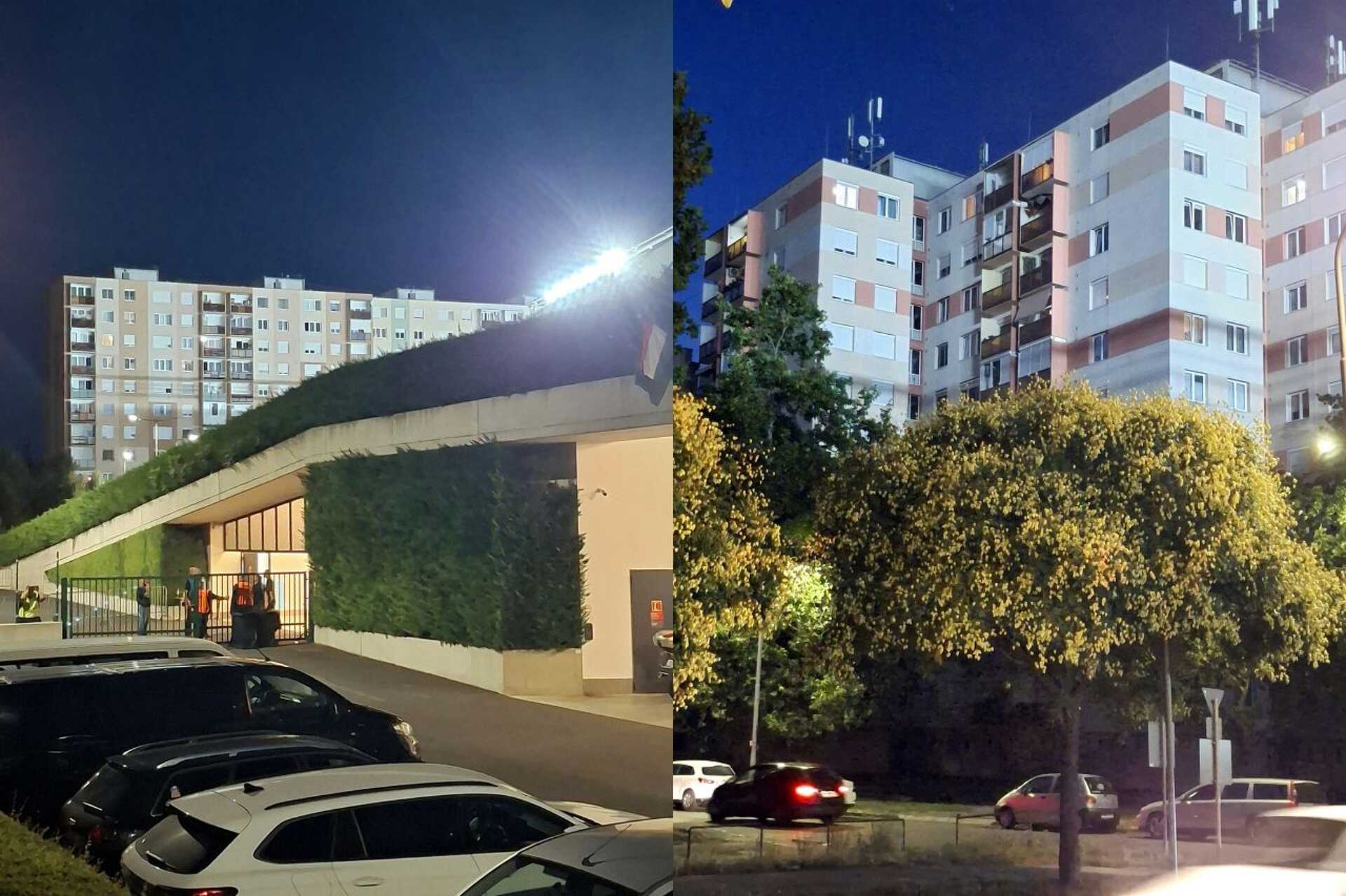 A Haladás Sportkomplexum reflektorai megvilágítják a környéket