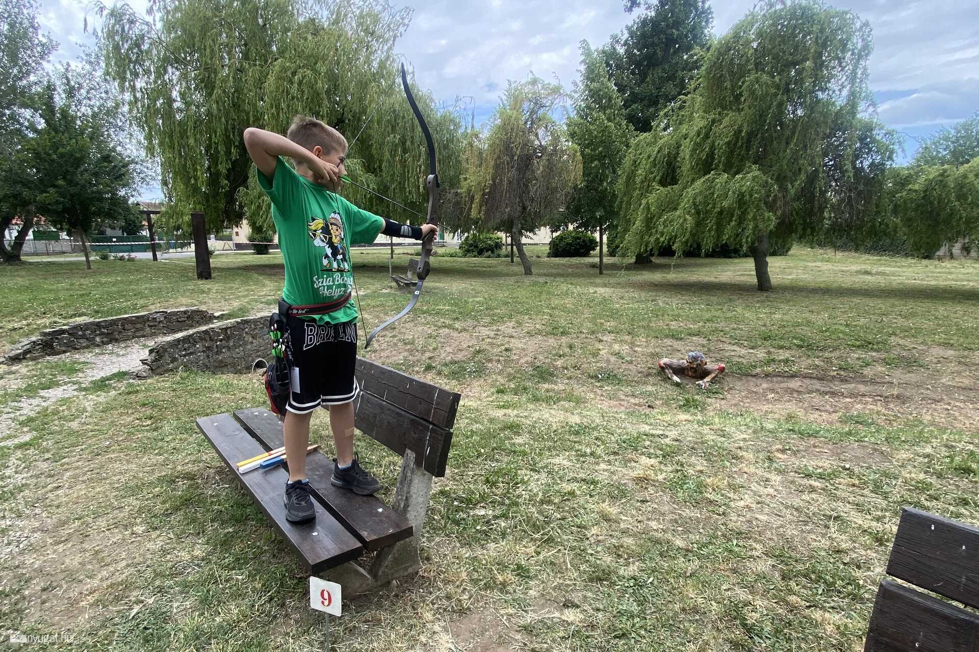 Bödey Marcell a soproni Alpokalja Íjász Sportegyesület tehetsége