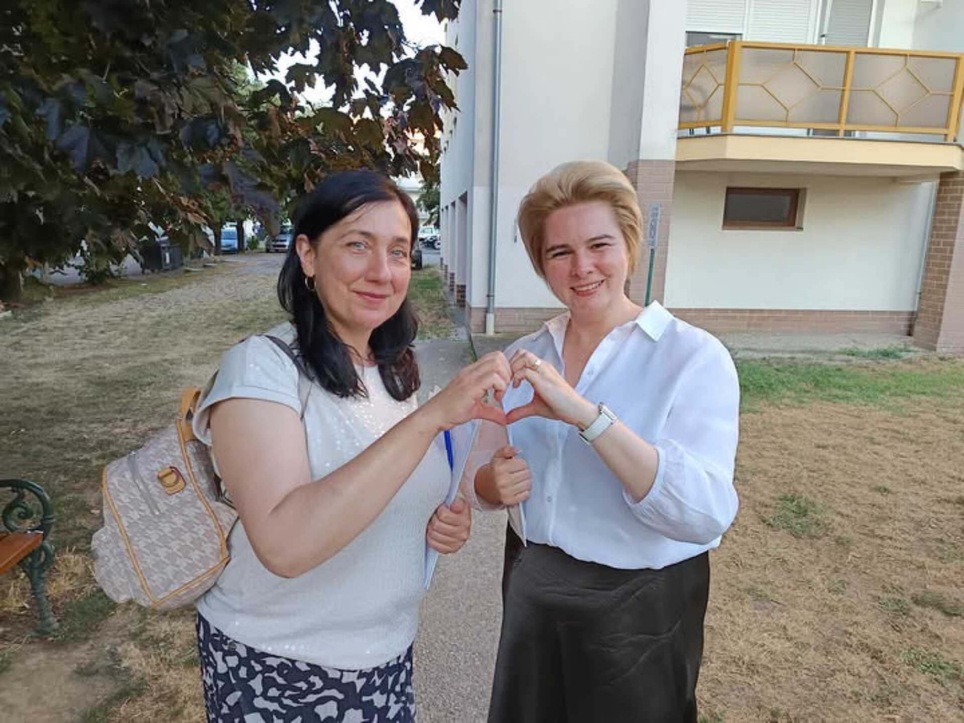 Bognár Nóra és Strompová Viktória