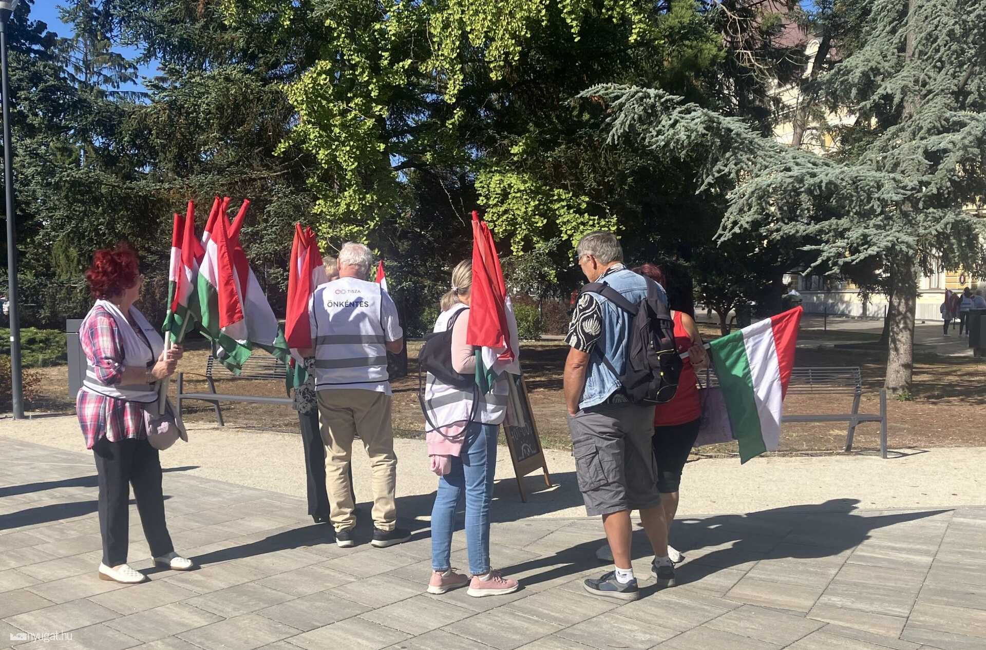 Magyar Péter Veszprémben
