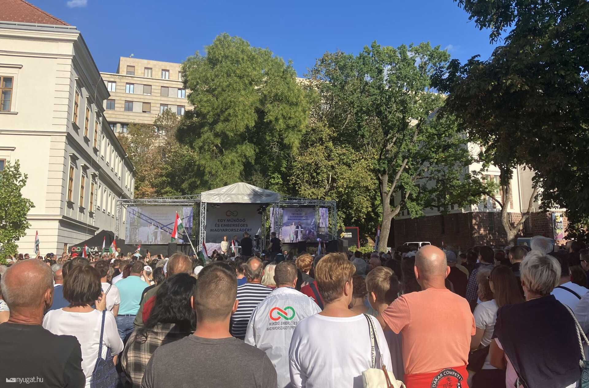 Magyar Péter Veszprémben 