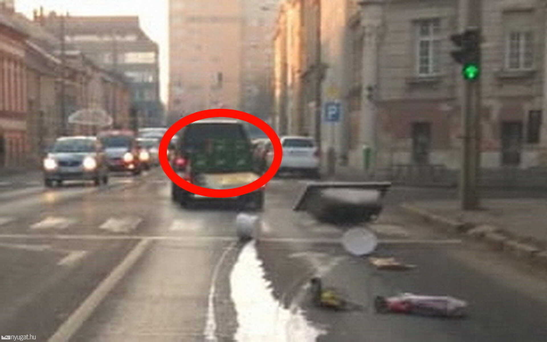 A sörnek nem esett baja