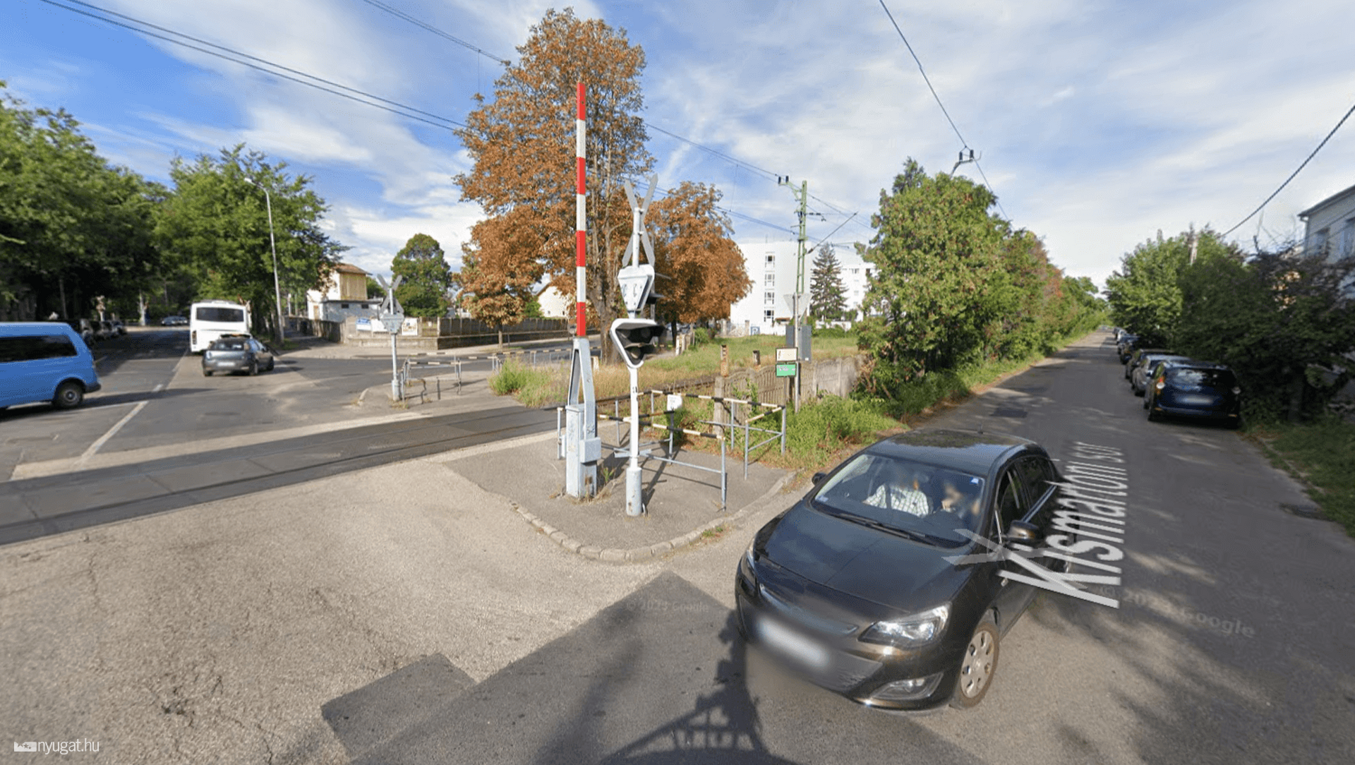A Kossuth Lajos utca és a Kismartoni sor kereszteződése Sopronban  Fotó: Google Maps