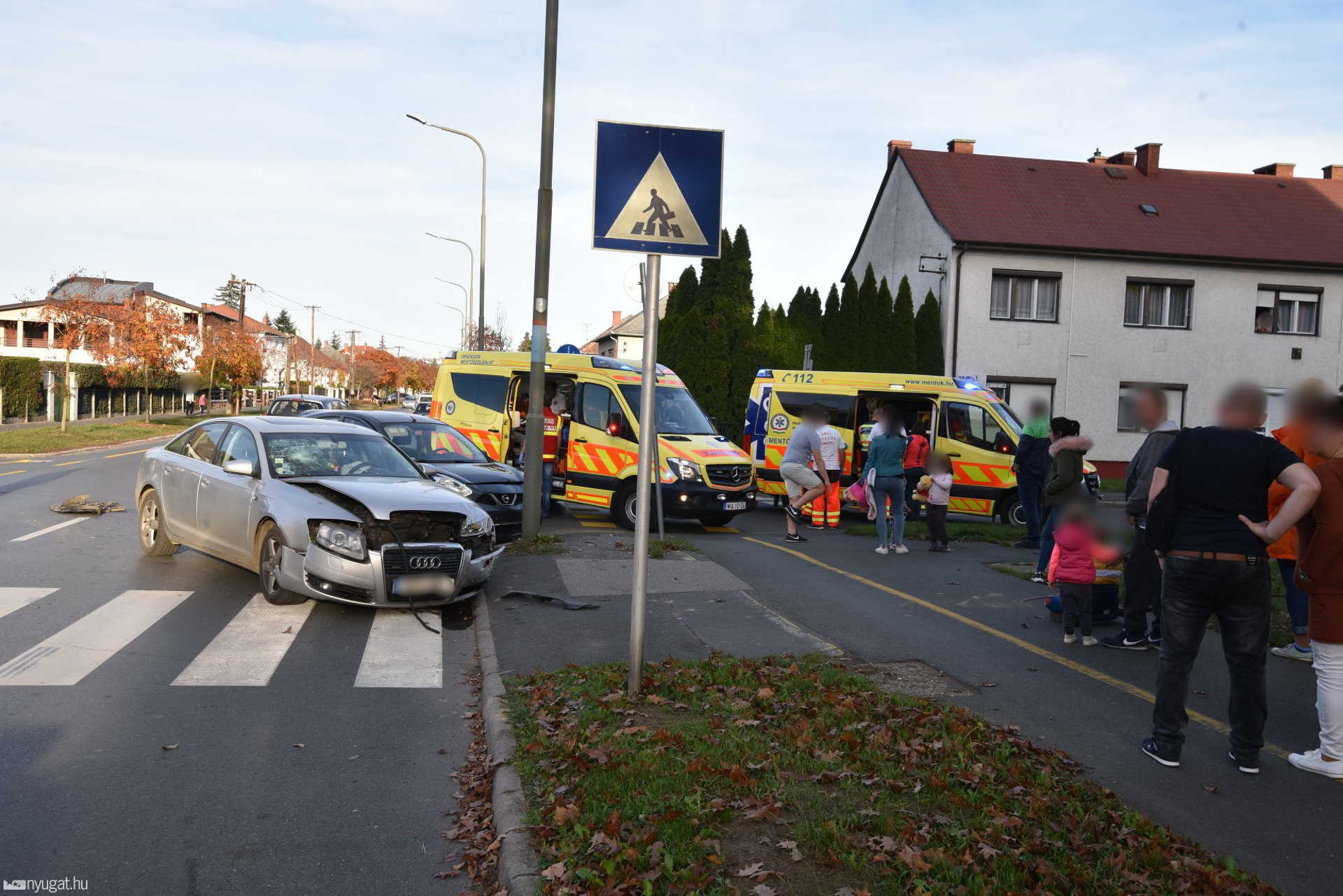 Audi hajtott Nissan elé Szombathelyen