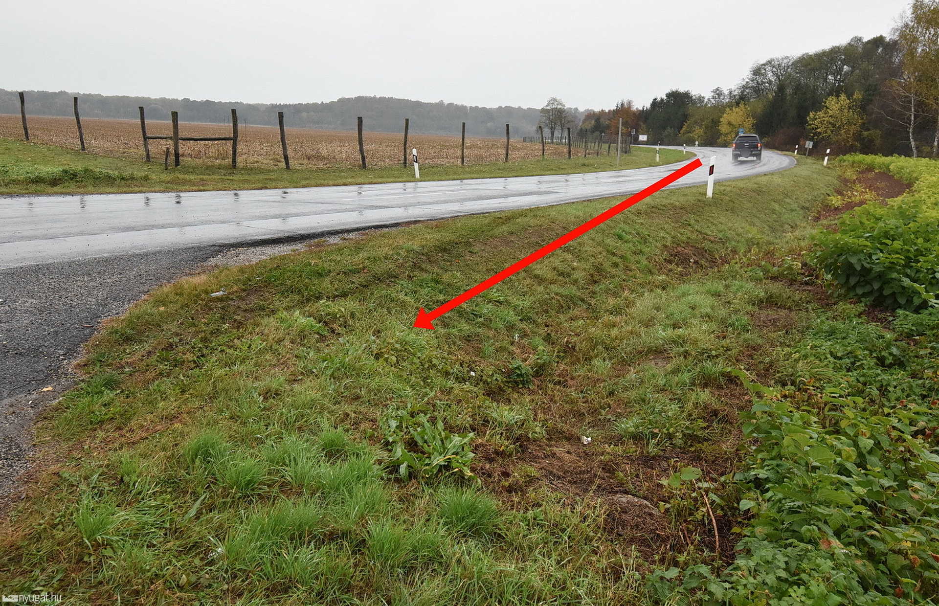 Sorra törtek össze az autók a tegnapi esős időben Szombathelyen 