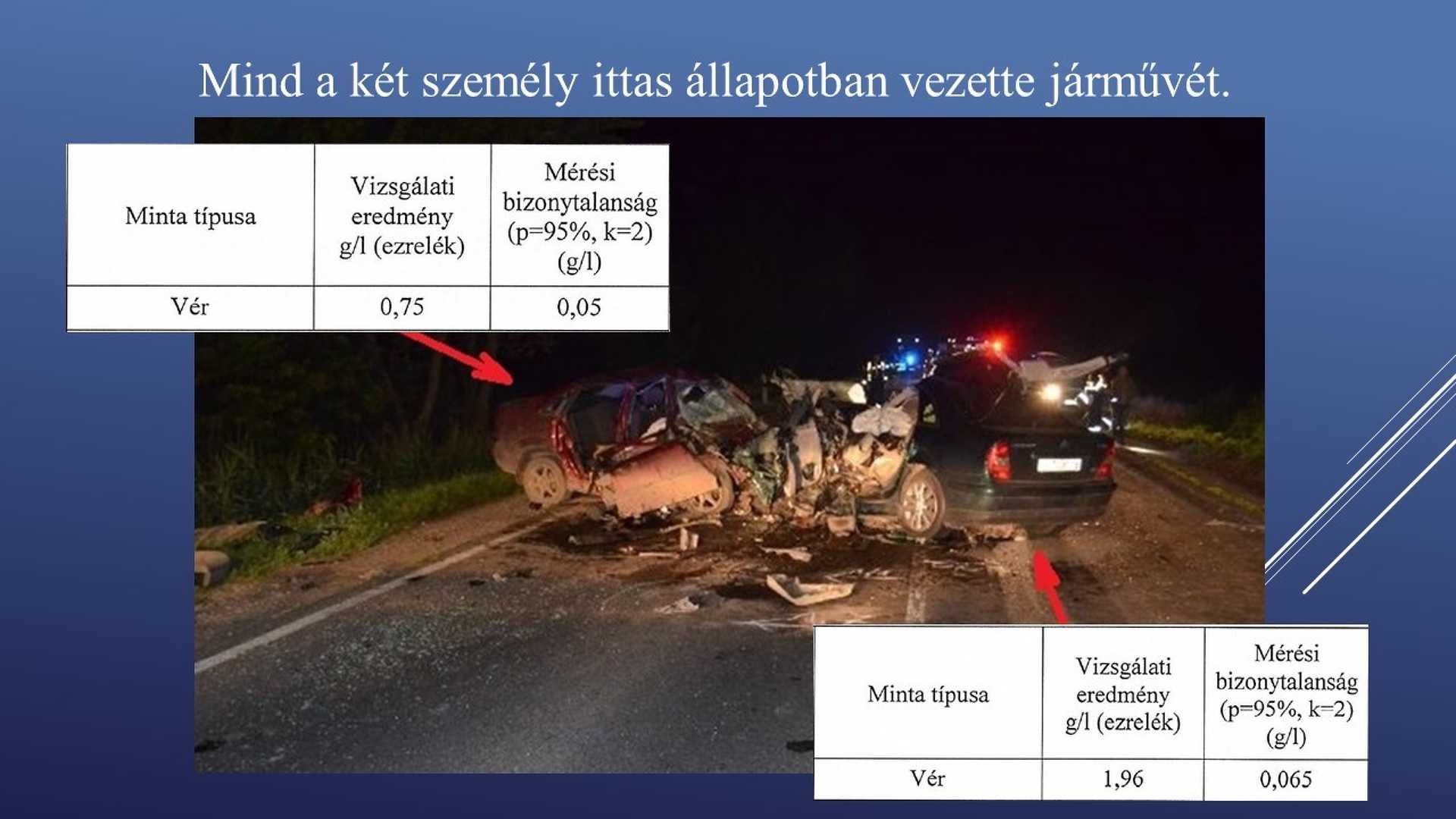 Ittas volt mindkét sofőr a fegyverneki, hat halálos áldozatot követelő balesetnél