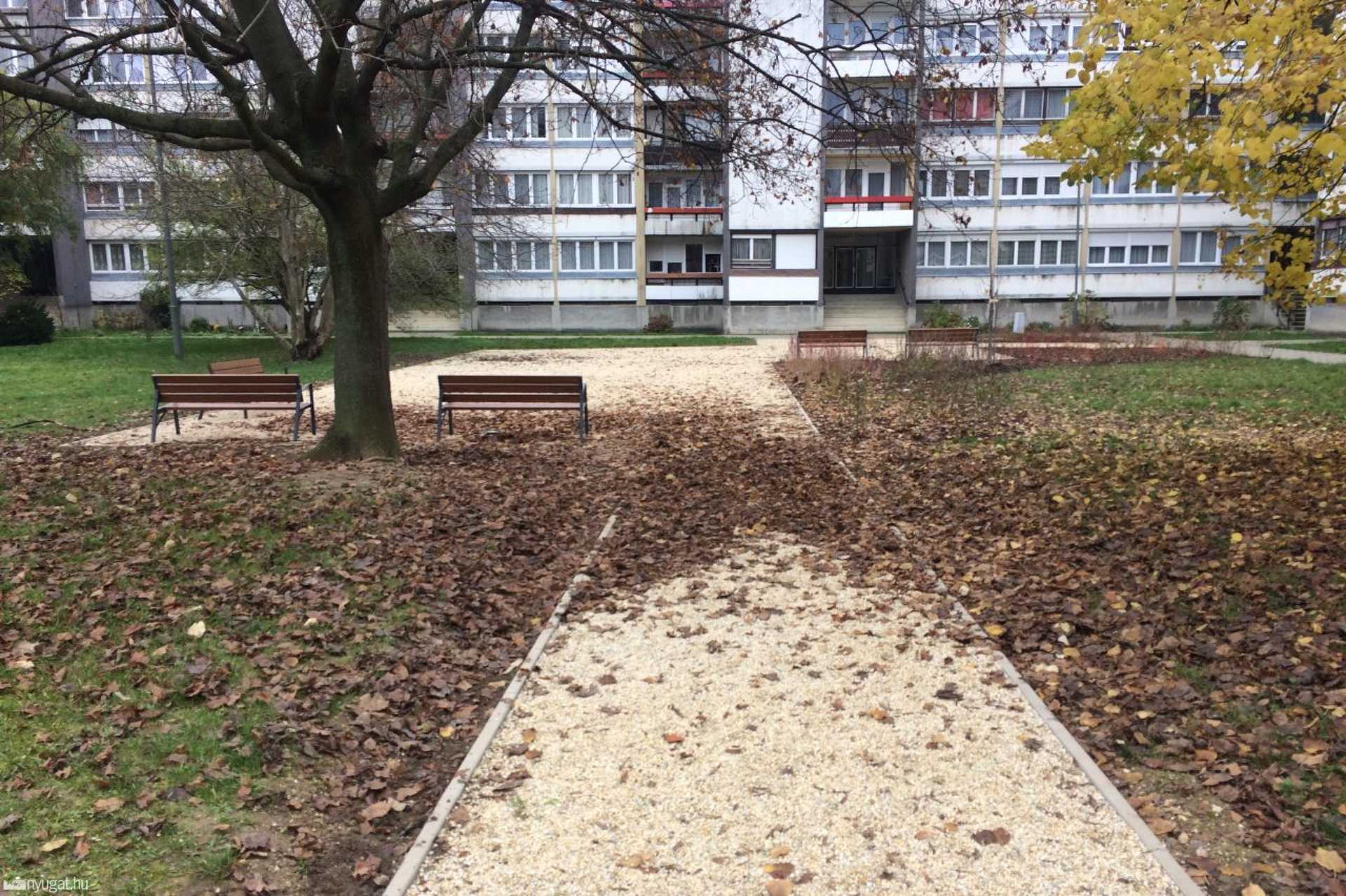 Pihenőpark a Joskar-Ola lakótelepen