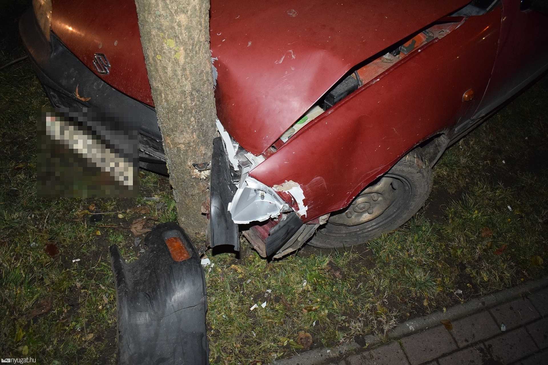 Összetörte az autót, lopott egy kerékpárt