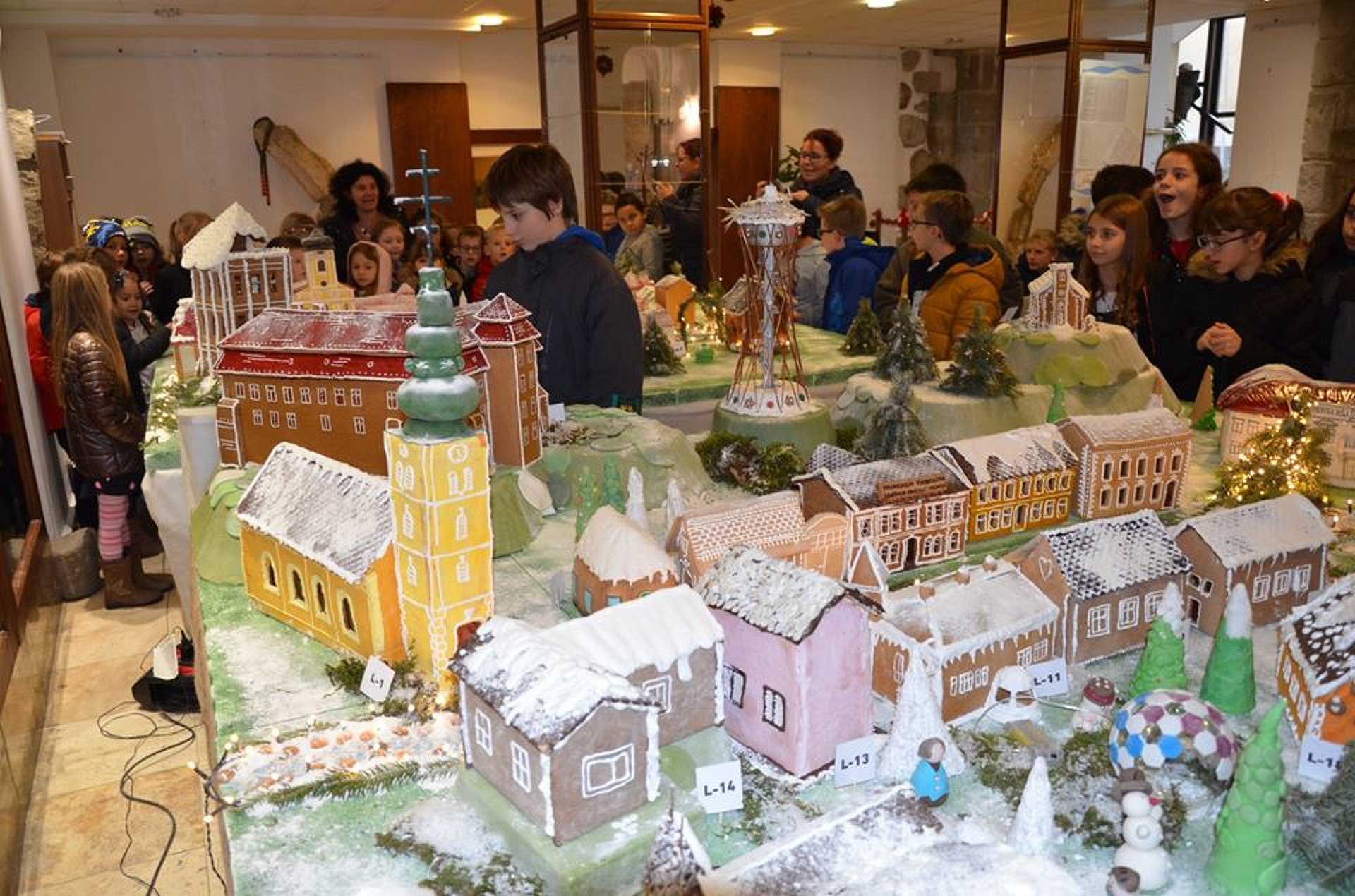 Mézeskalács épületek kiállítása Szentgotthárdon