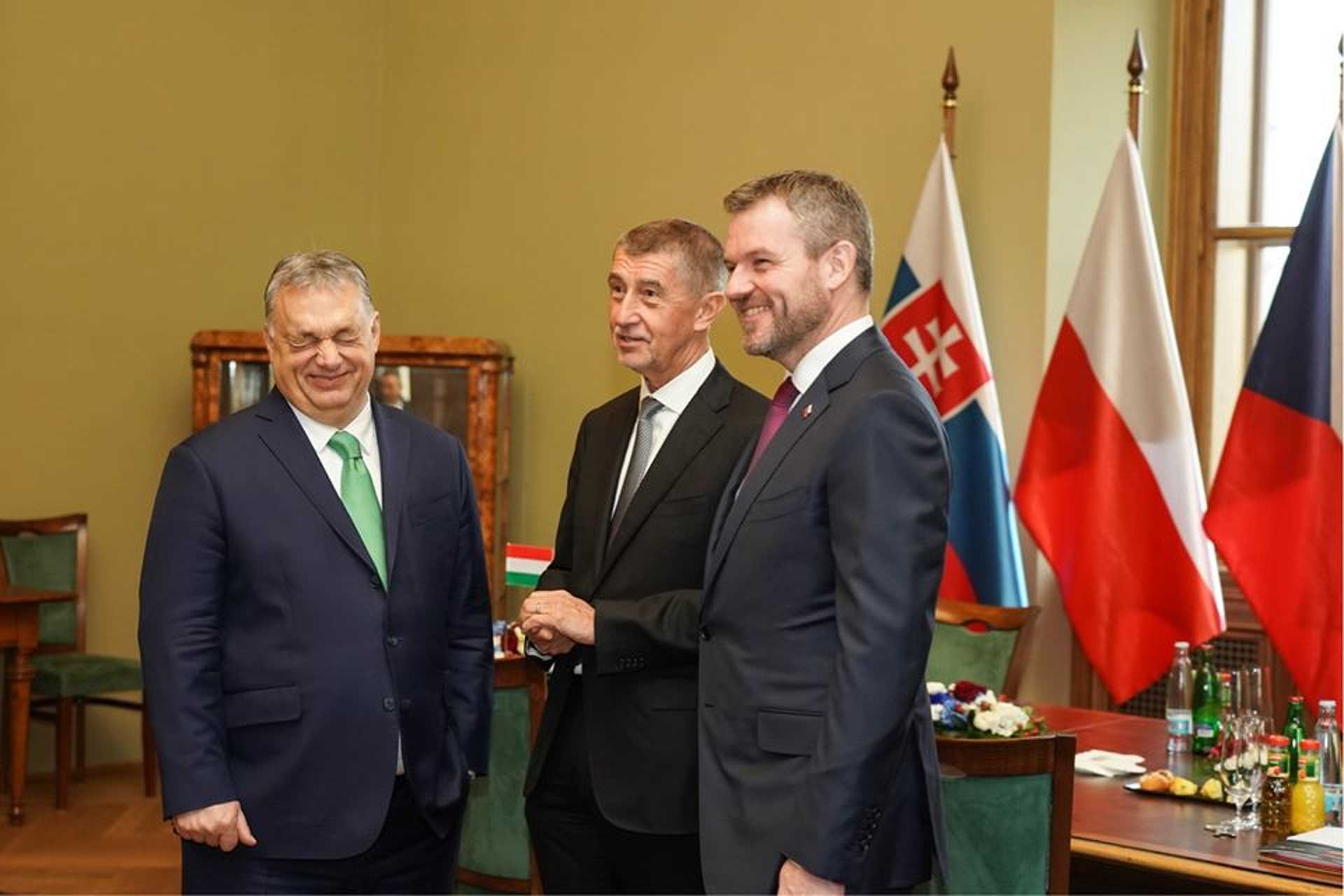 Obán Viktor, Andrej Babiš és Peter Pellegrini 