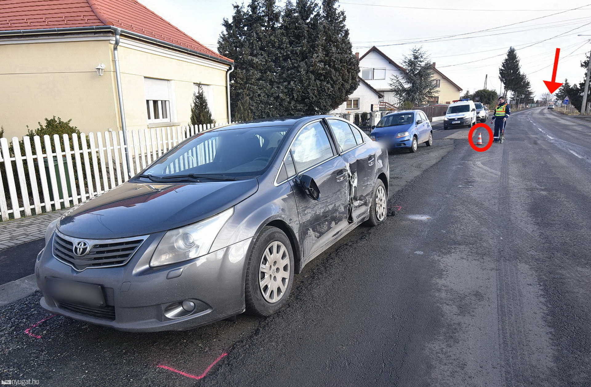 Ittas sofőr Fiatja elől próbált menekülni 