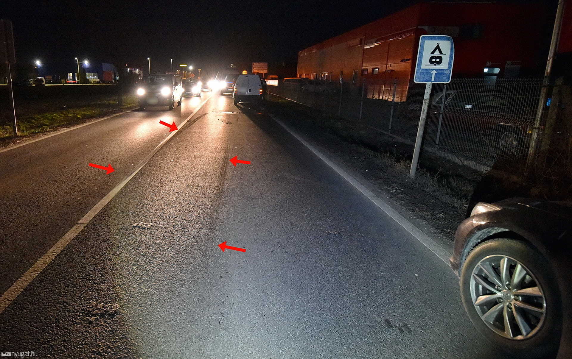 Két balesetben öt autó ütközött a 87-es főúton
