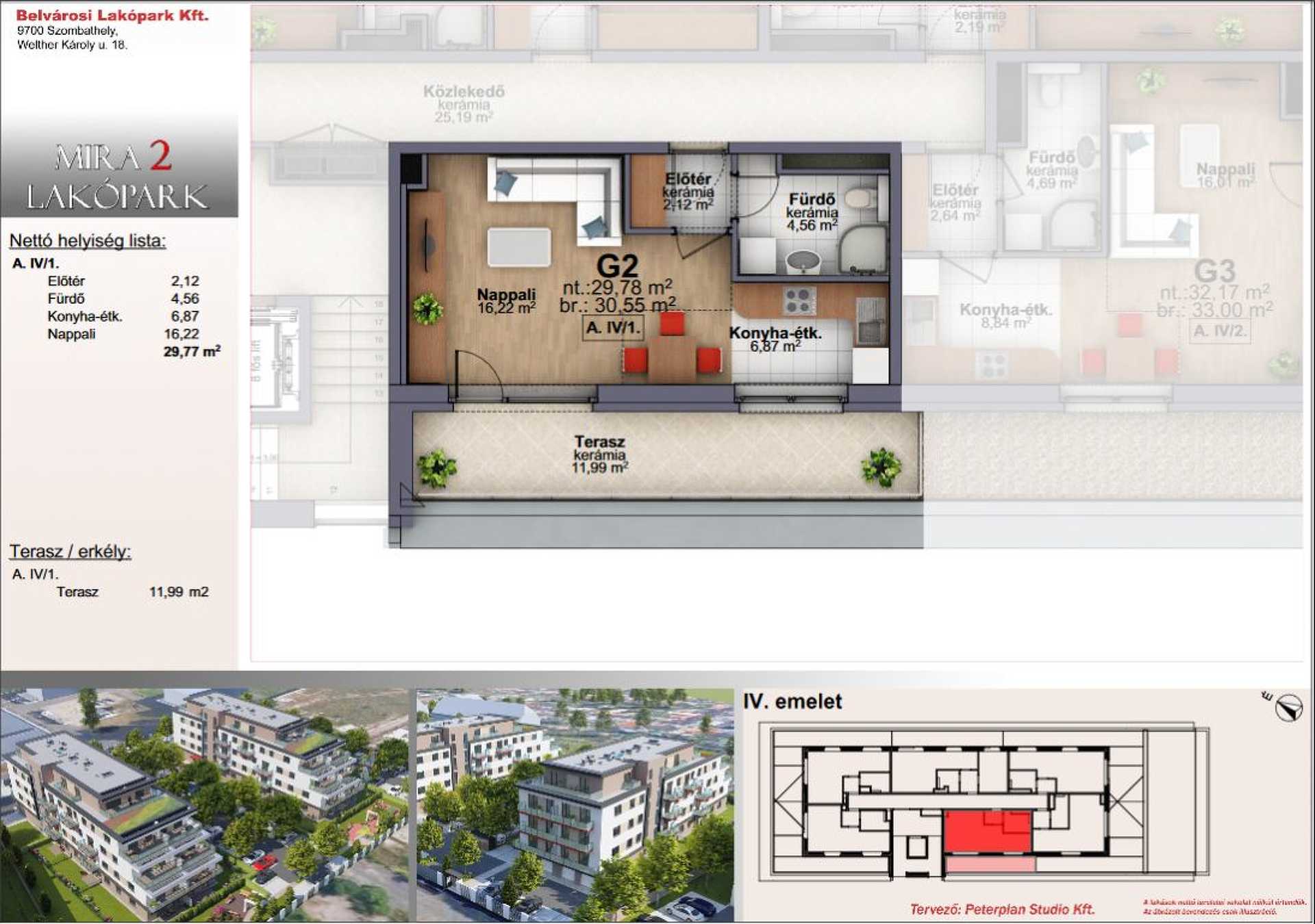 Mira Garden 2 lakópark tervek