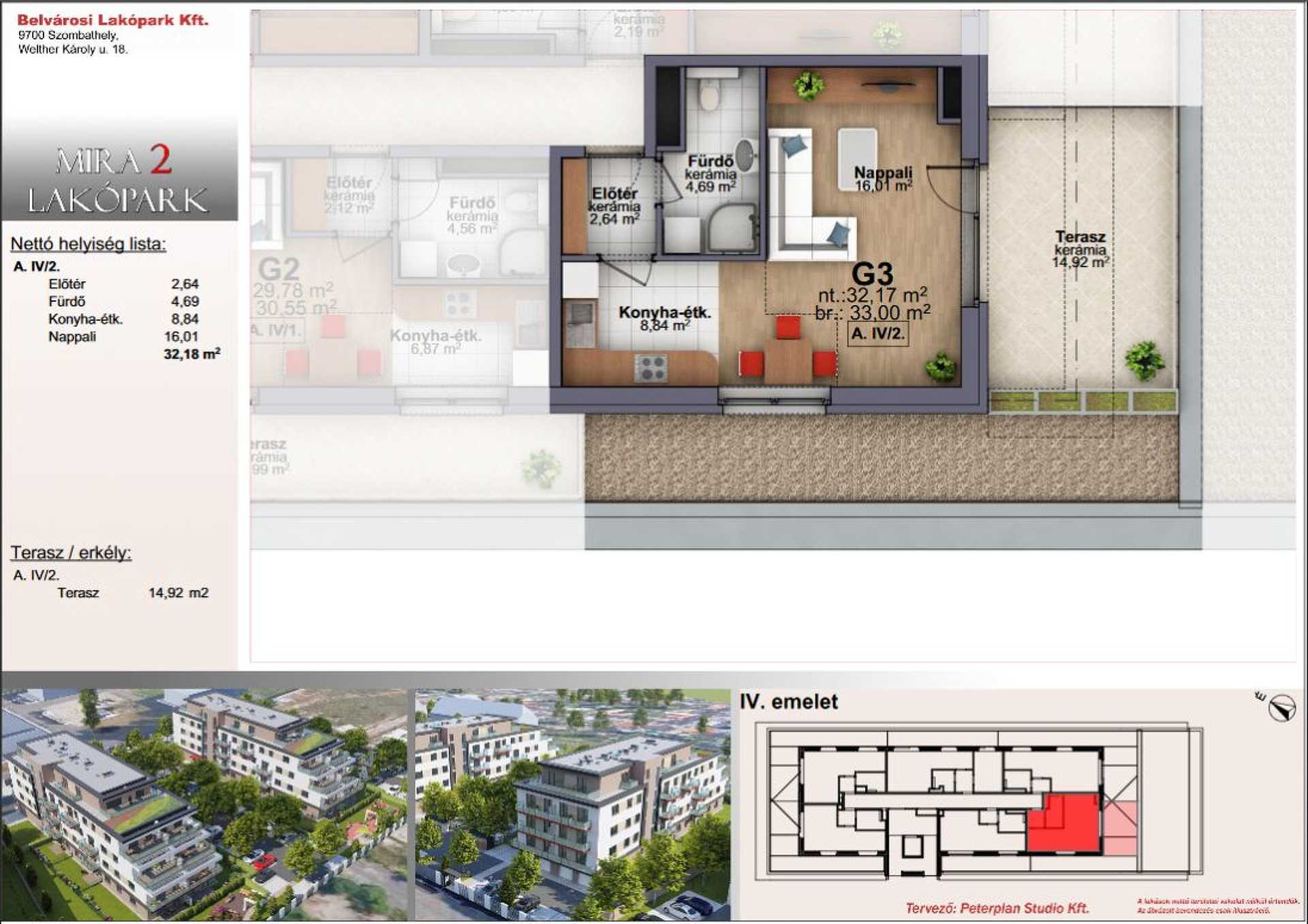 Mira Garden 2 lakópark tervek