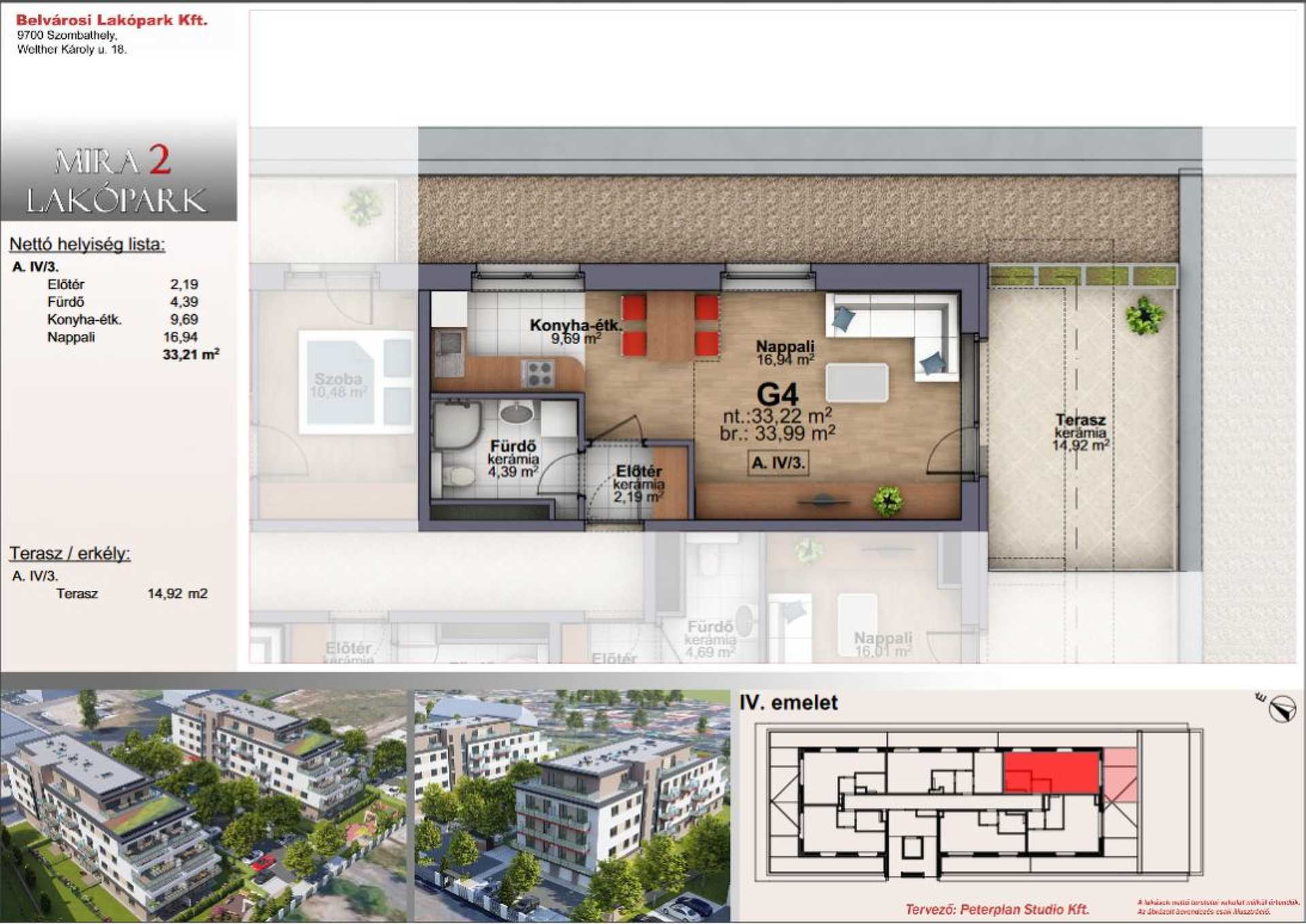 Mira Garden 2 lakópark tervek