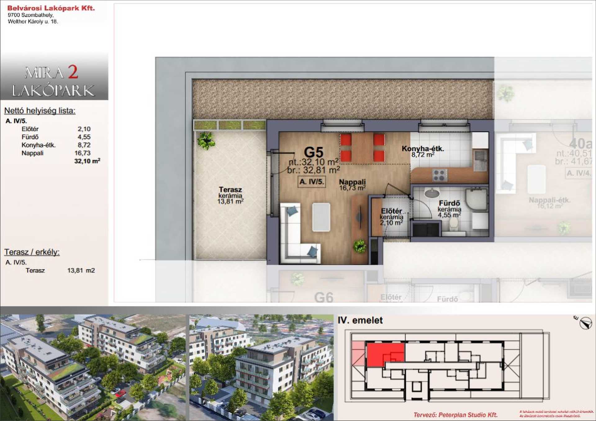 Mira Garden 2 lakópark tervek