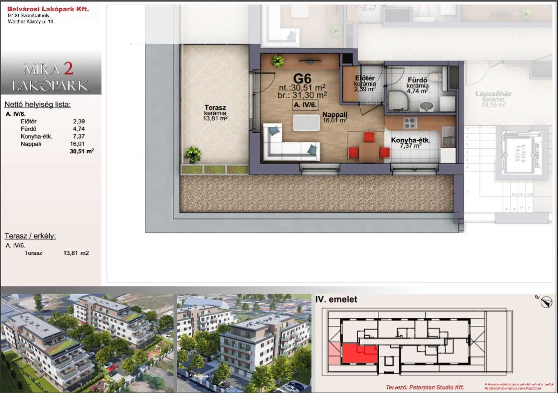 Mira Garden 2 lakópark tervek