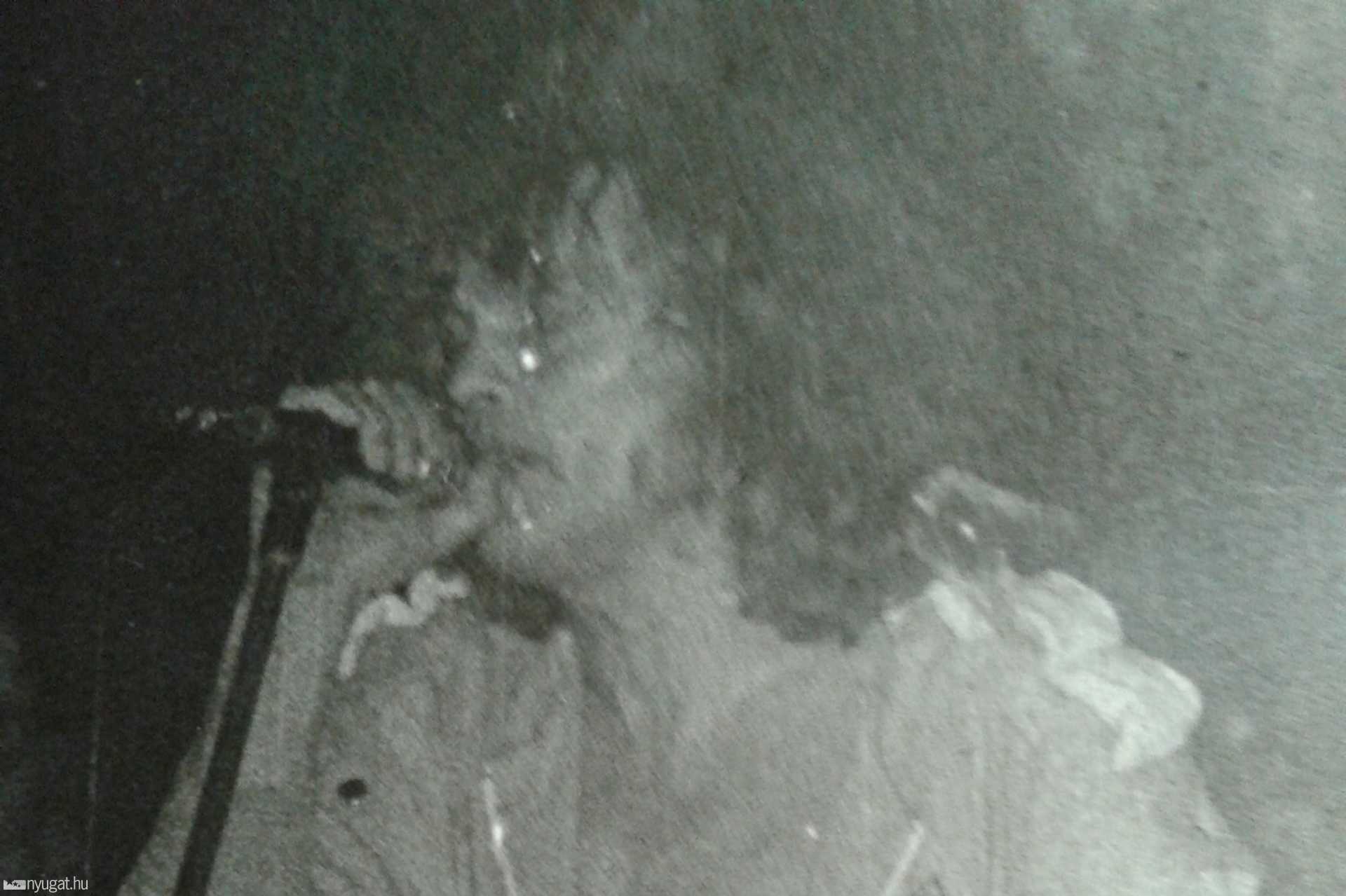 Kóbor János elött elrepül egy pohár egyszombathelyi koncerten, 1986-ban