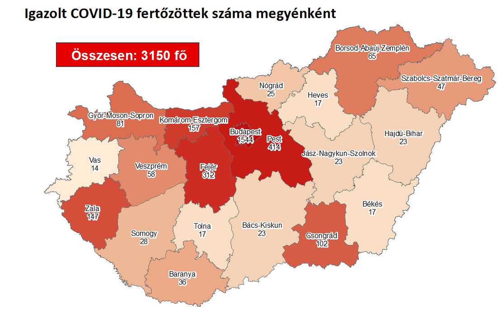 Koronavírus térkép 05.07.