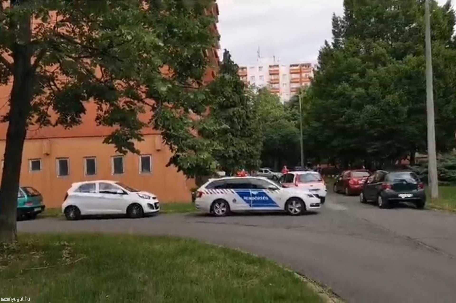Rendőrök Oldadon, a Kodály Zoltán utcában