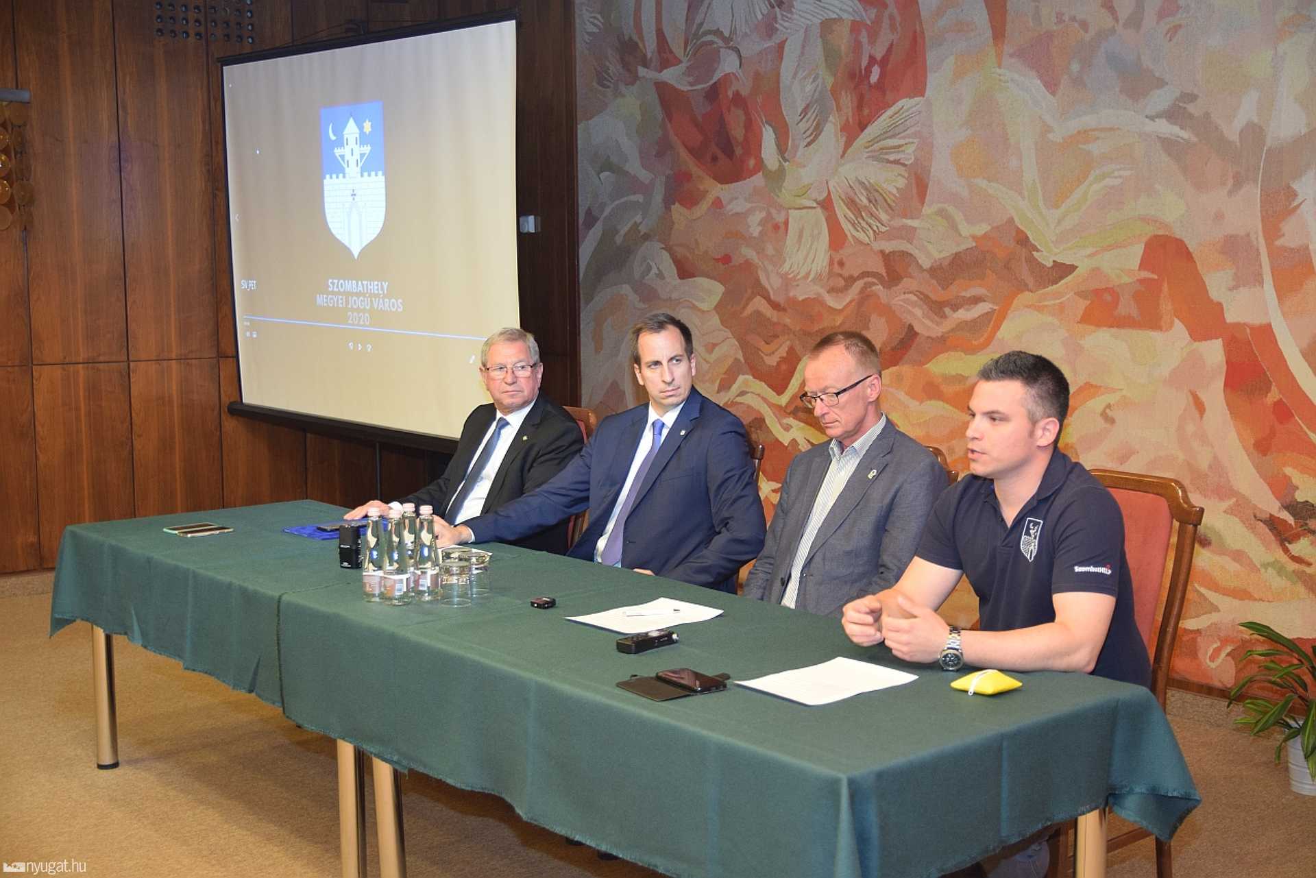 Seígtés városa 2020 sajtótájékoztató