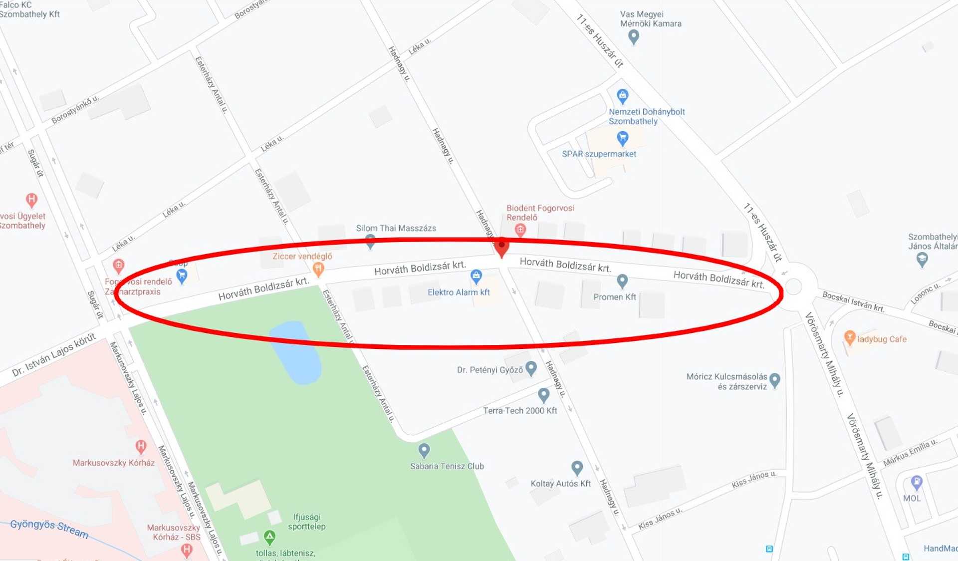 Csütörtök délelőtt nem lesz víz a szombathelyi Horváth Boldizsár körúton