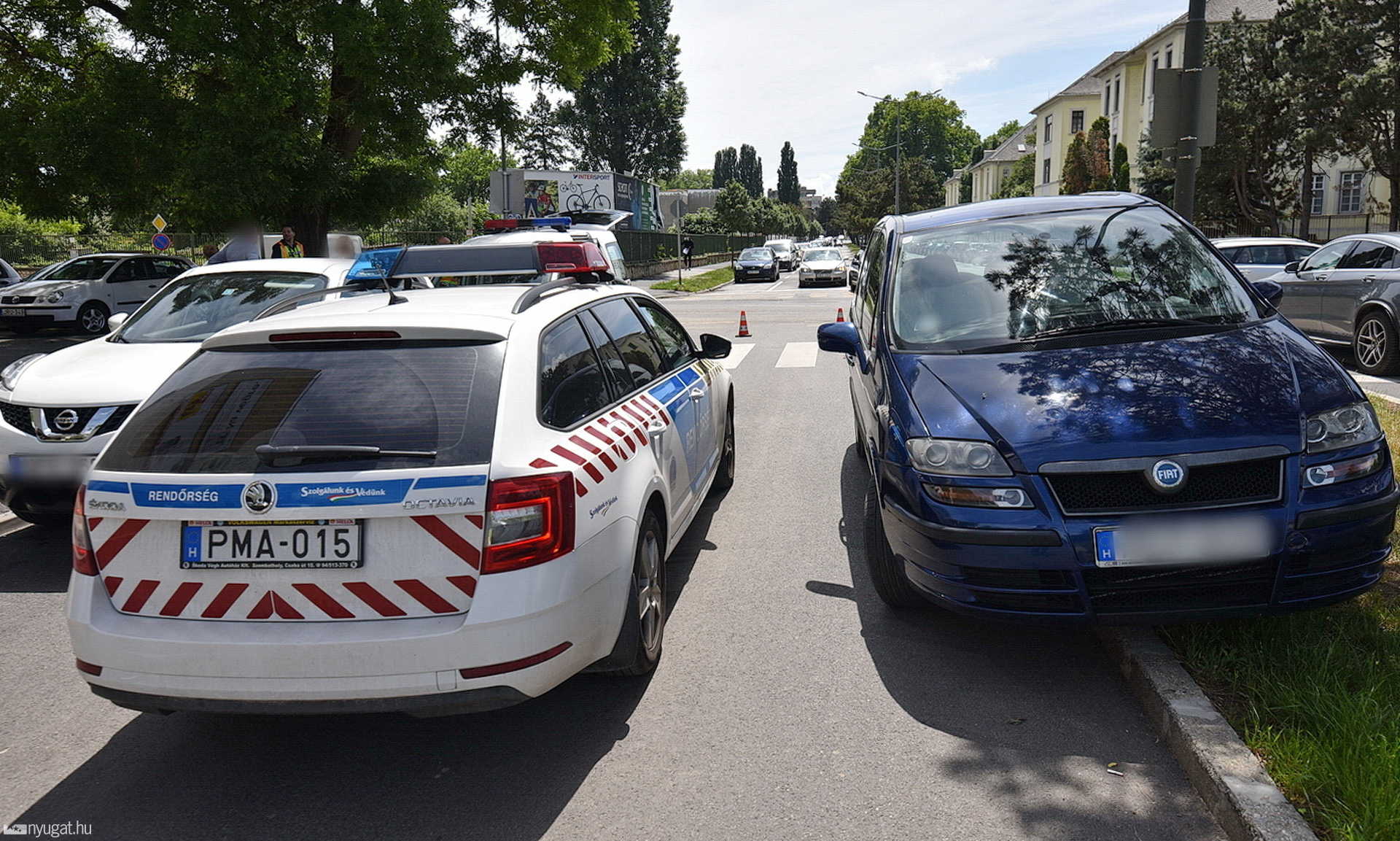 Gyalogost sodort el egy autó Szombathelyen