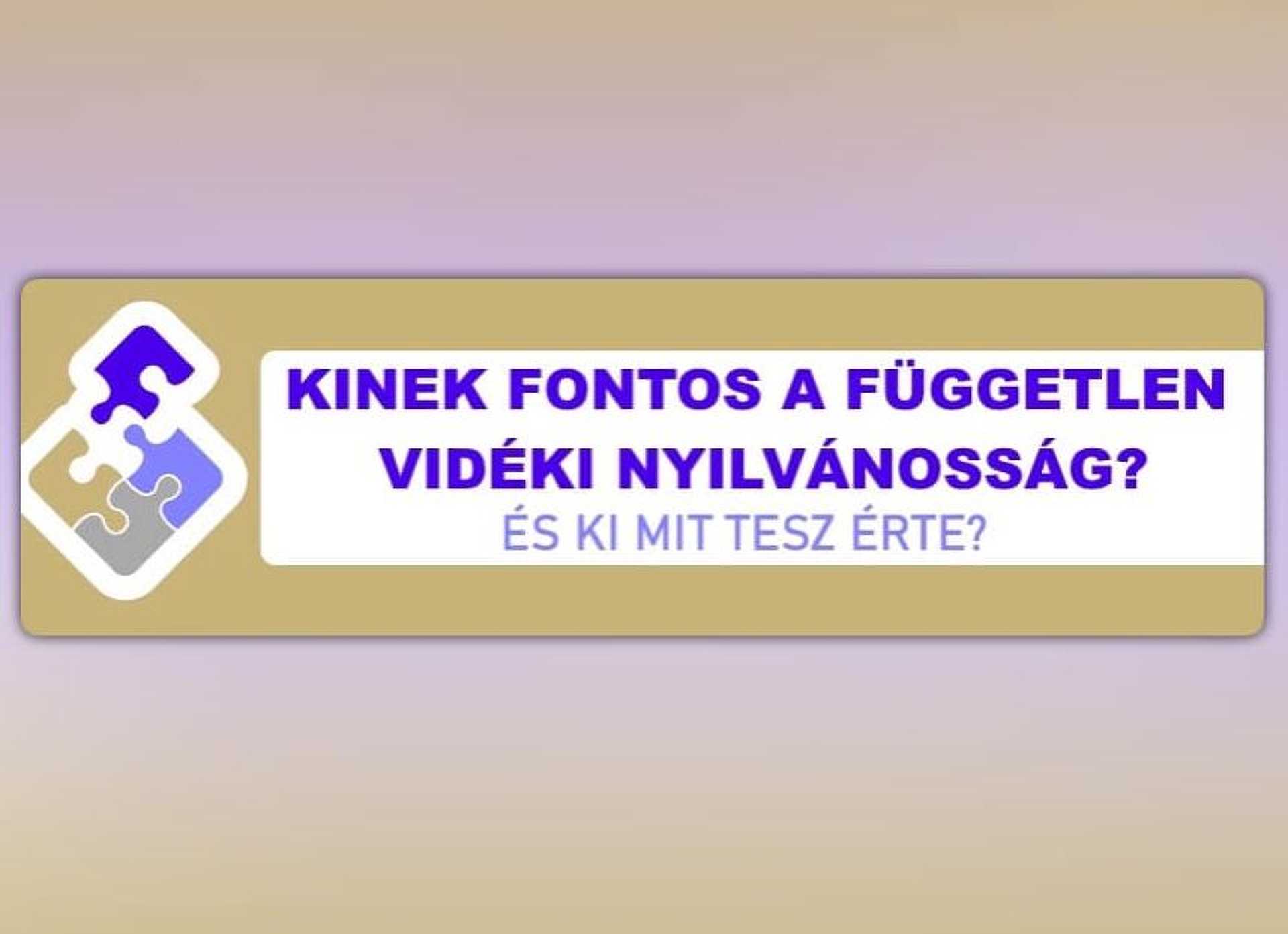 Médiakonferencia a vidéki független tájékoztatásért