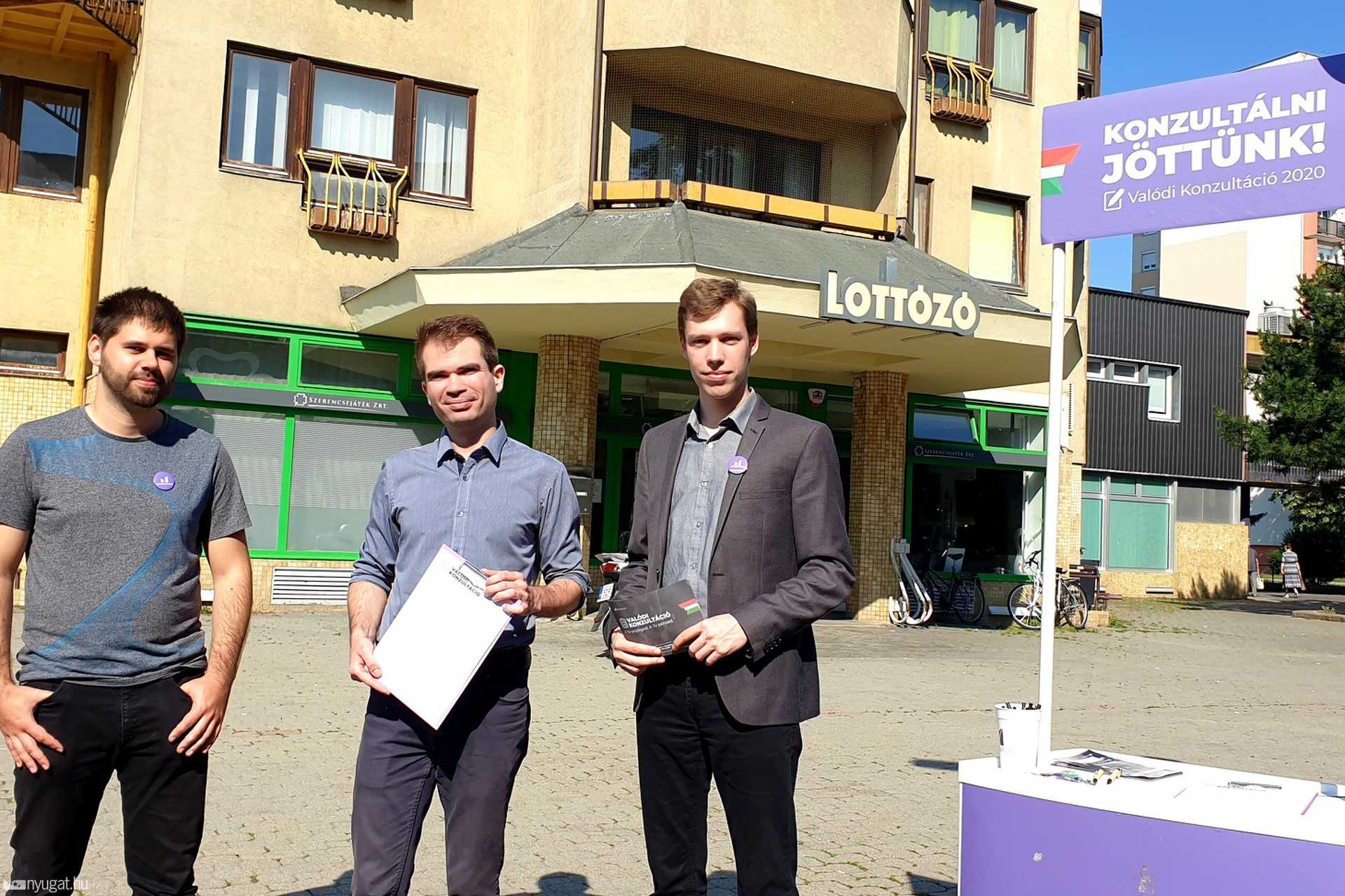 Nagy Donát, Iker Áron és Lukács Dániel.