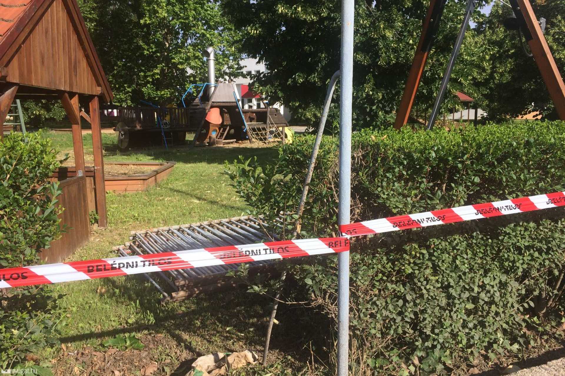 Építik az Aréna óvoda kerítését