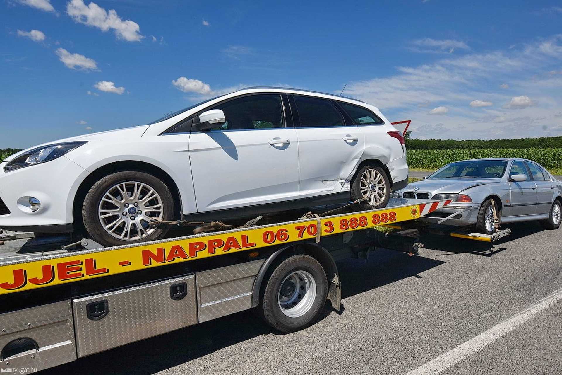 BMW és Ford ütközött Sorkifaludnál