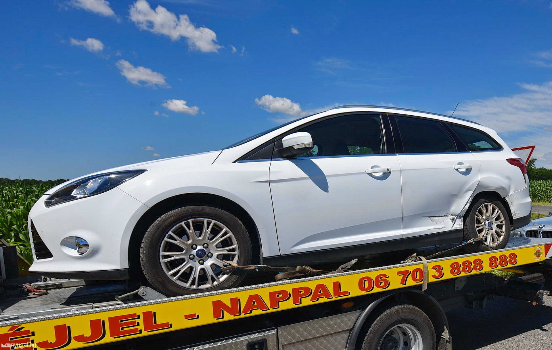 BMW és Ford ütközött Sorkifaludnál
