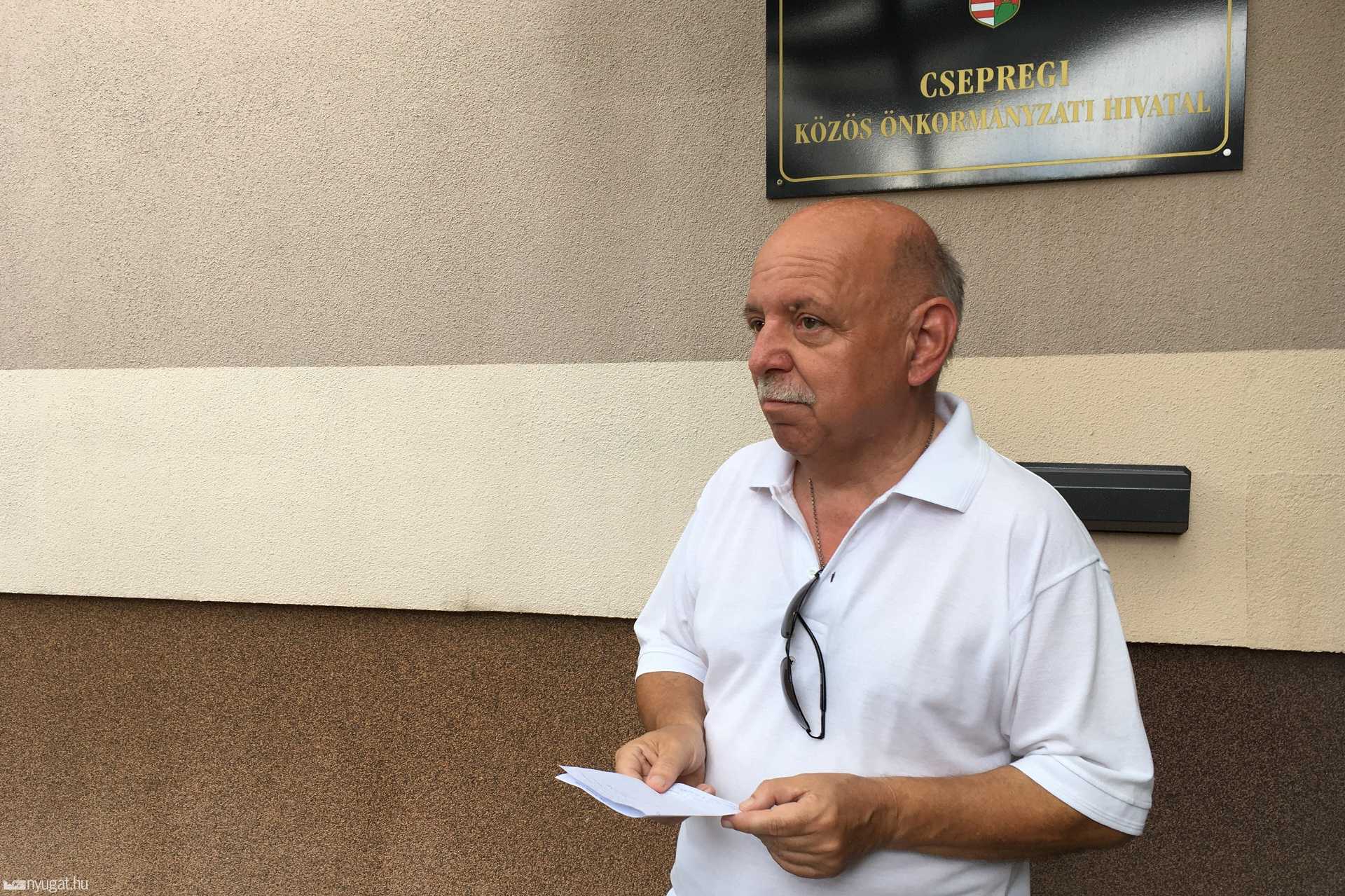 Dénes József, Csepreg volt alpolgármestere 
