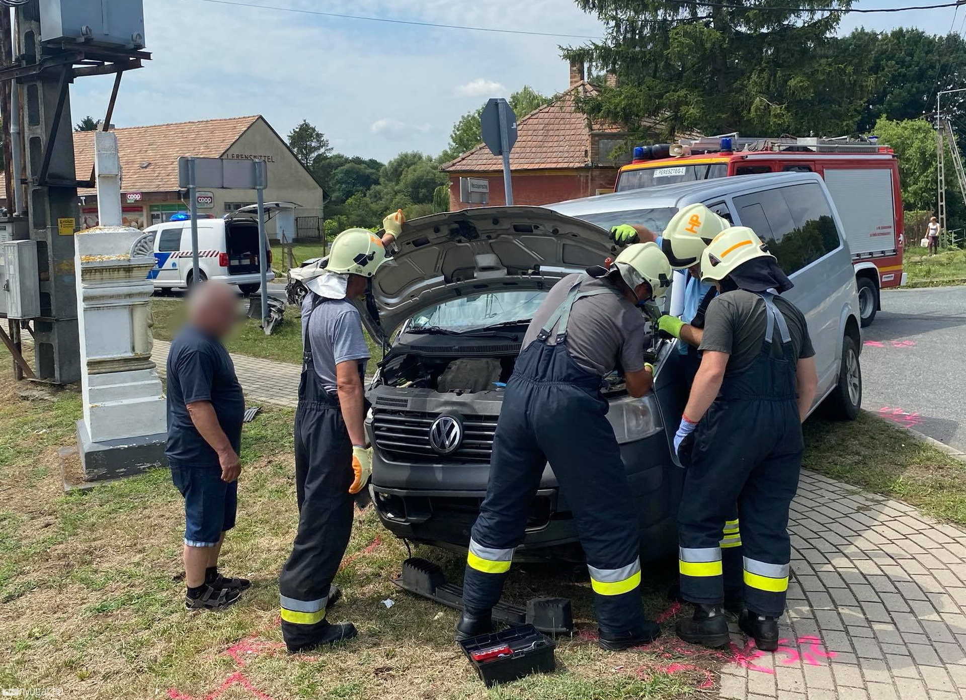 Vihar utáni baleset Hosszúperesztegnél