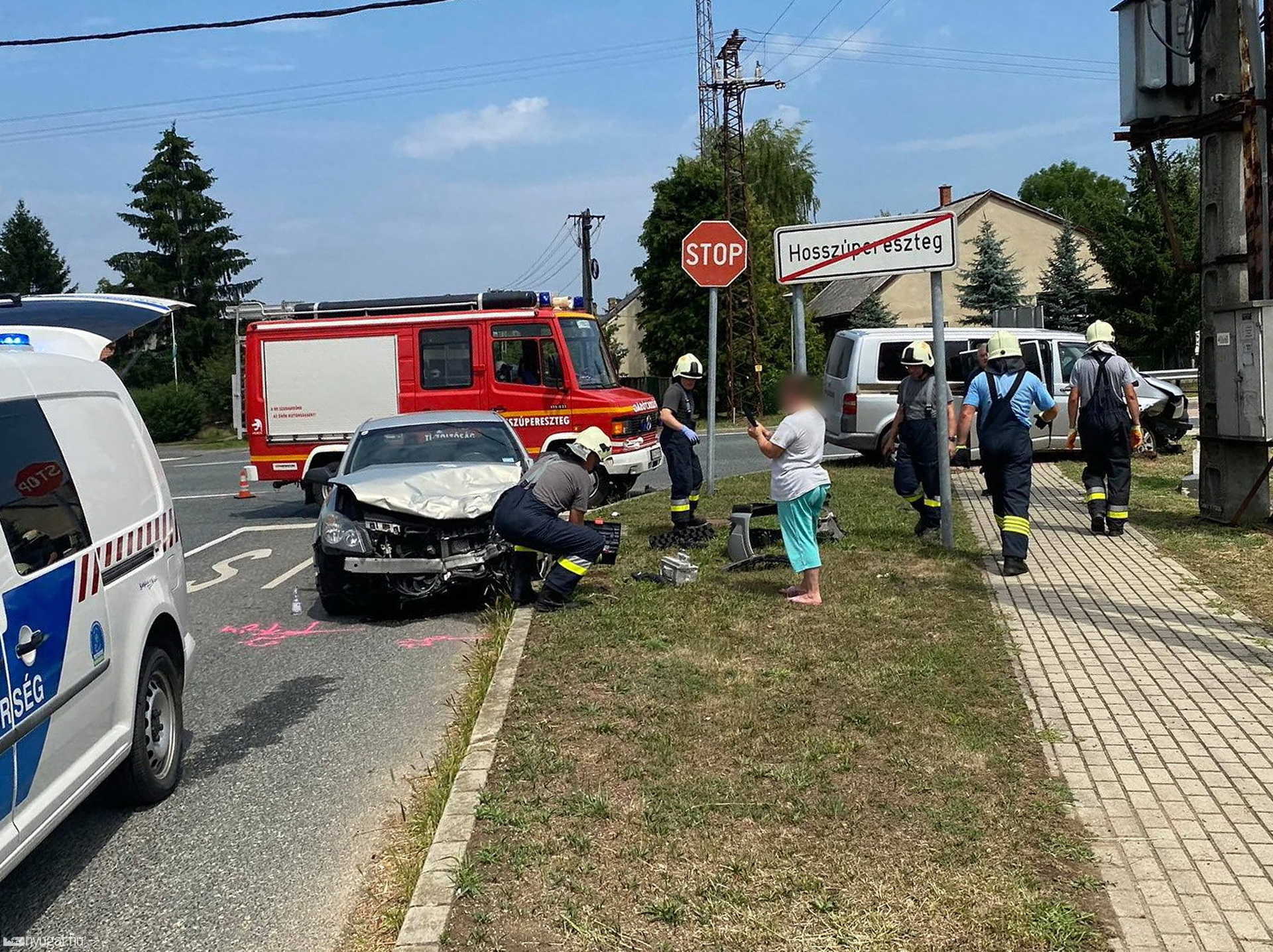Vihar utáni baleset Hosszúperesztegnél