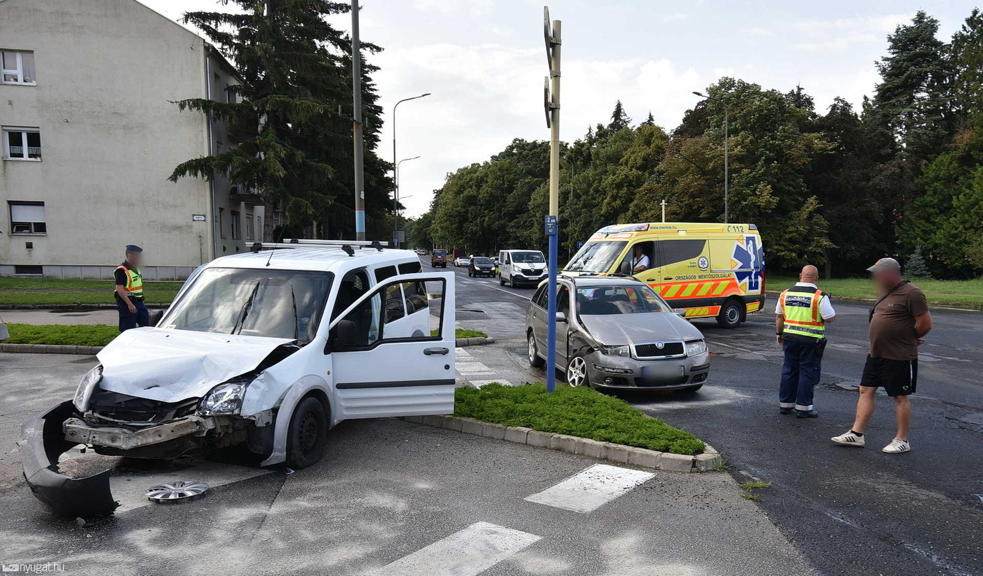 Skoda hajtott Ford elé Szombathelyen