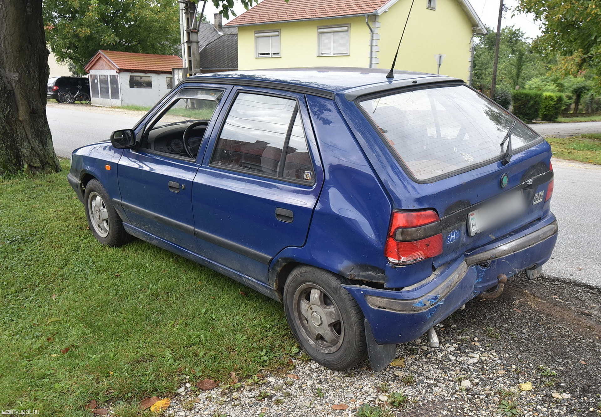 Utánfutós Skodába hajtott egy Peugeot Körmenden