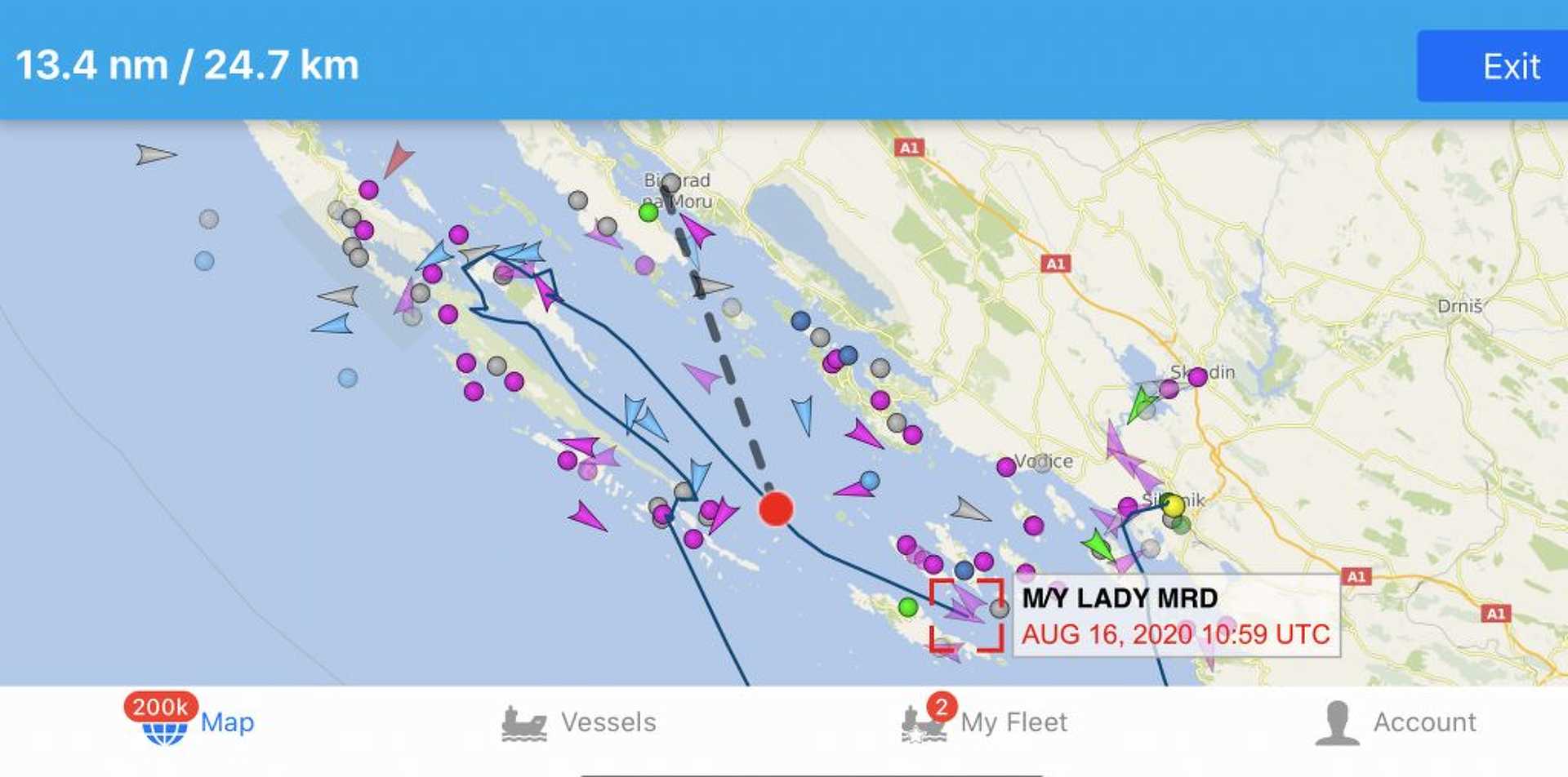  Lady MRD pozíciója augusztus 16-án vasárnap