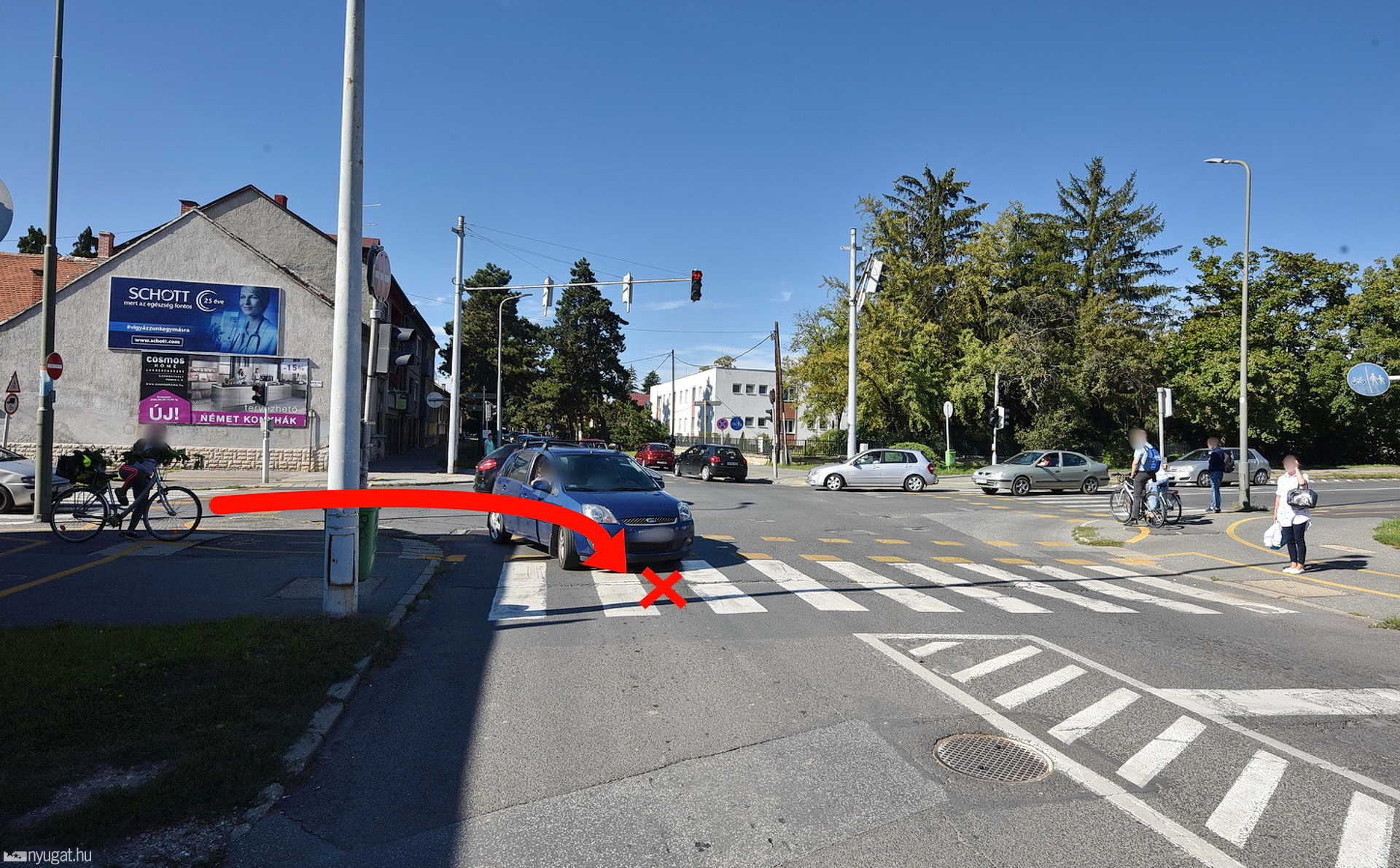 Feladta magát a férfi, aki gyalogátkelőhelyen ütött el egy idős asszonyt Szombathelyen
