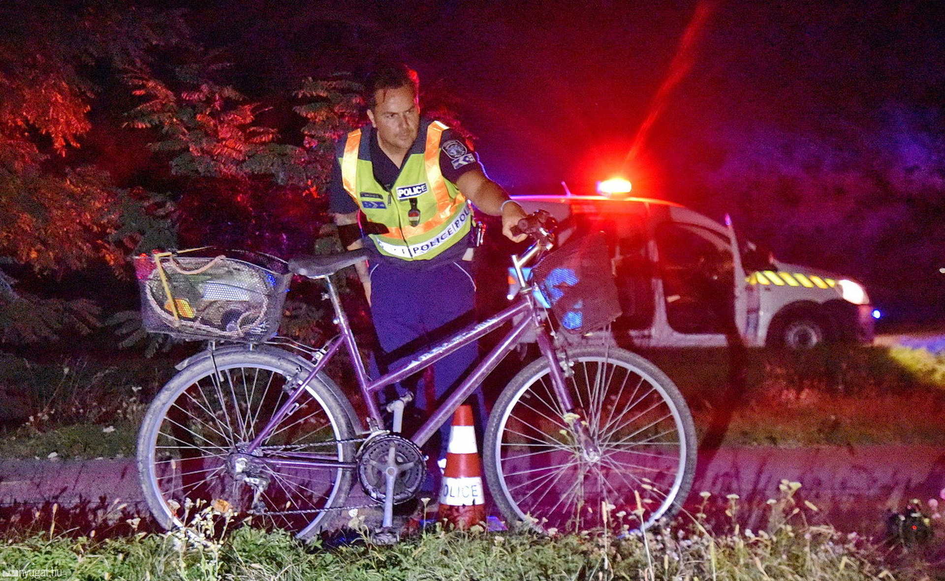 Megállt, eldőlt és megsérült a figyelmeztetett, ittas kerékpáros Szombathelyen 