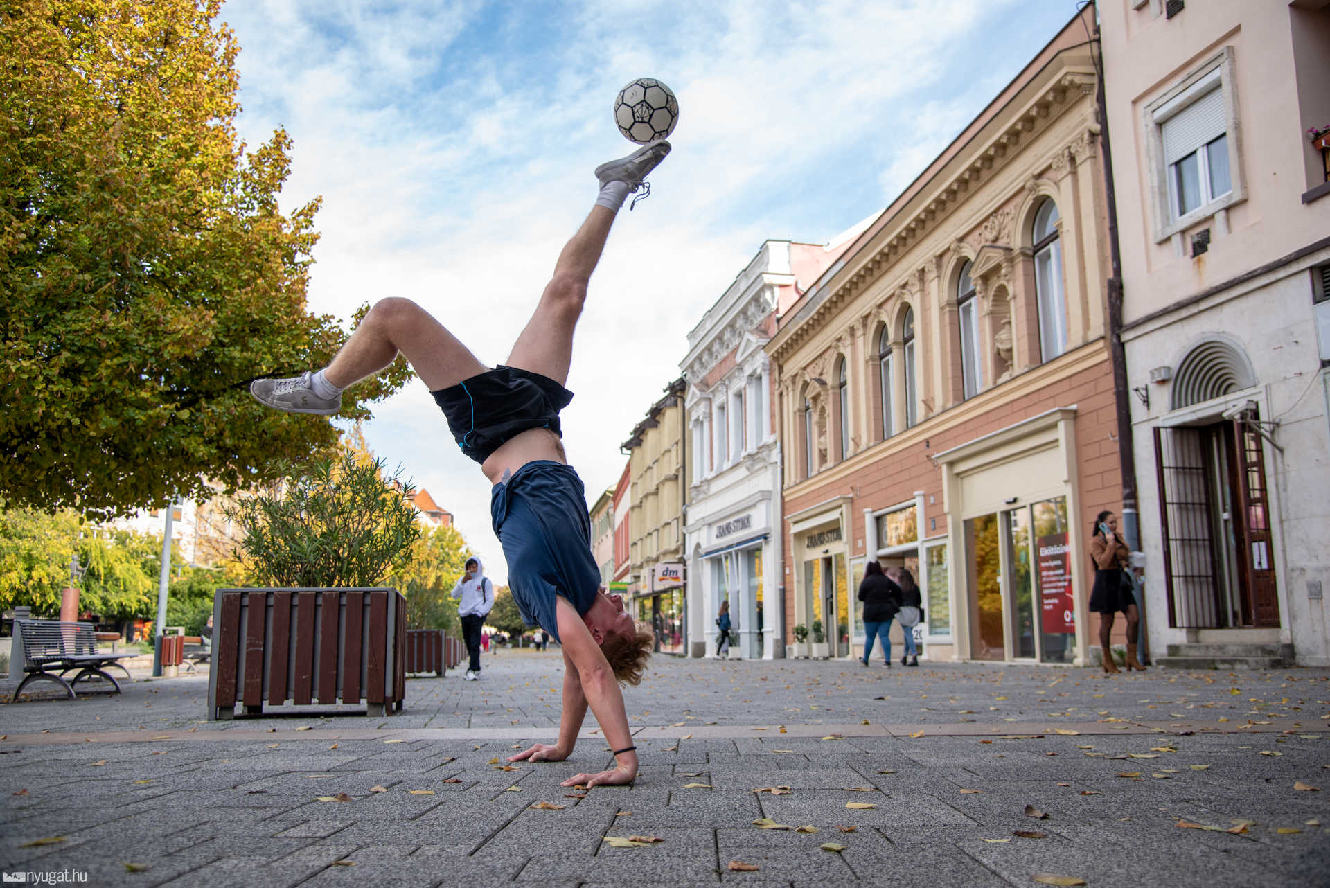 Freestyle foci a Fő téren