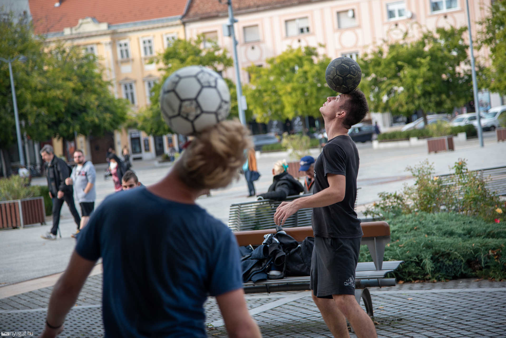 Freestyle foci a Fő téren