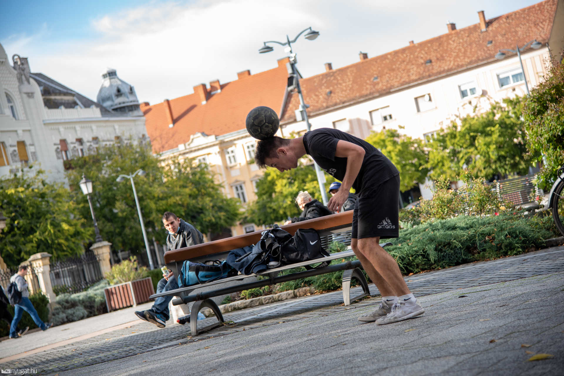 Freestyle foci a Fő téren